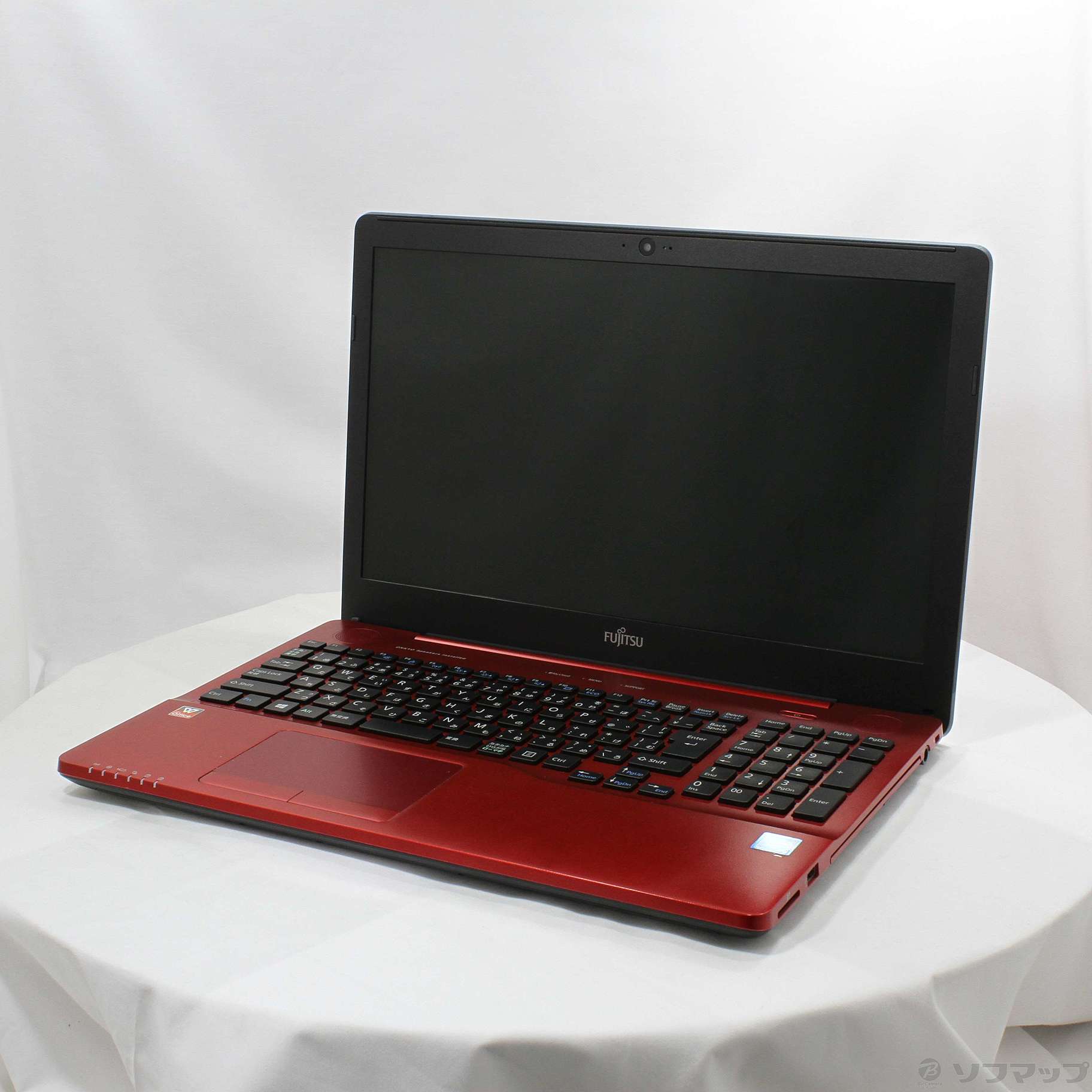 中古】LIFEBOOK AH42／B1 FMVA42B1R ルビーレッド 〔Windows 10〕 ［Celeron 3865U  (1.8GHz)／4GB／HDD1TB／15.6インチワイド］ [2133055266447] - 法人専用リコレ！|ソフマップの法人専用中古通販サイト