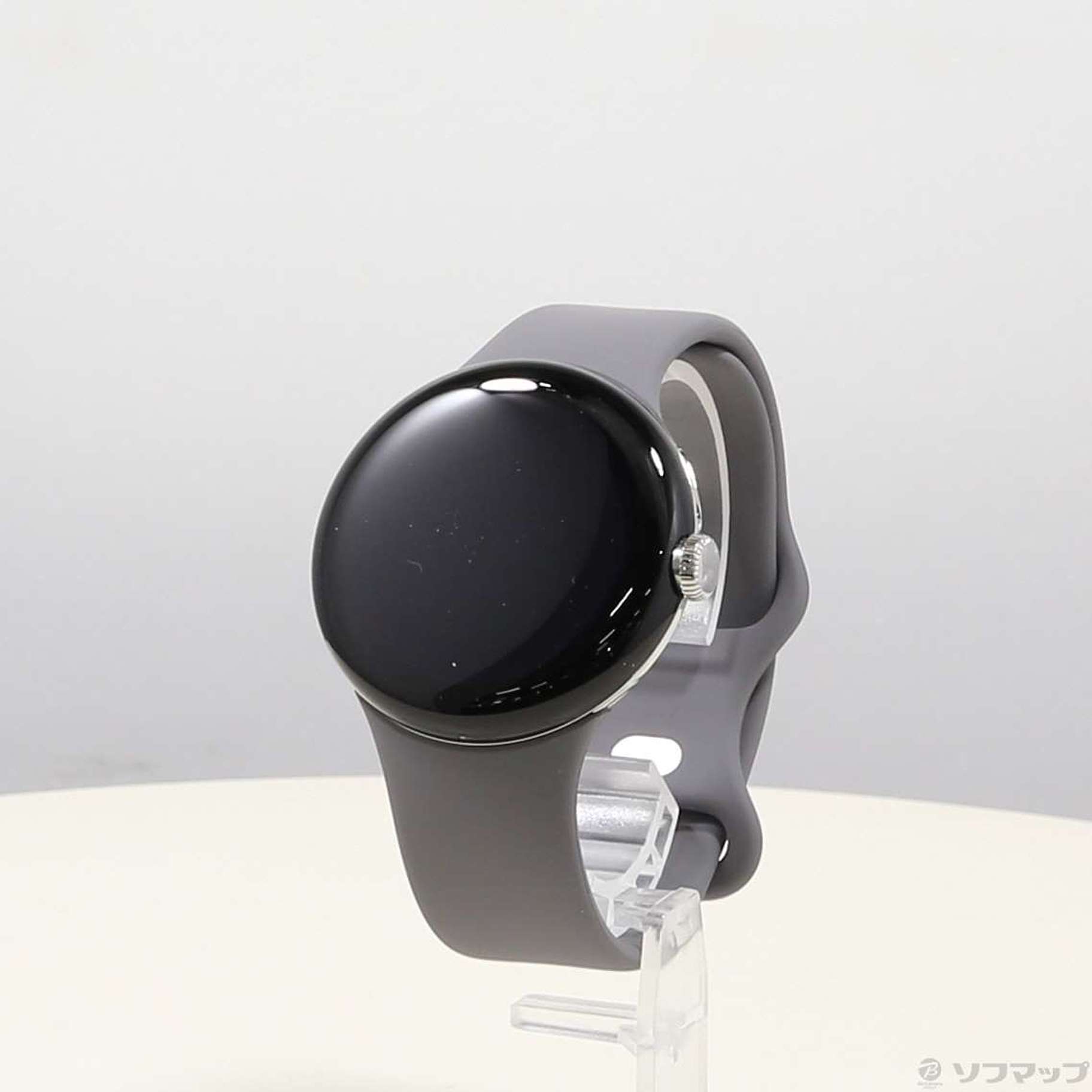 中古】Google Pixel Watch Polished Silver ステンレス ケース／Charcoal アクティブ バンド  GA03305-TW [2133055291531] - リコレ！|ビックカメラグループ ソフマップの中古通販サイト