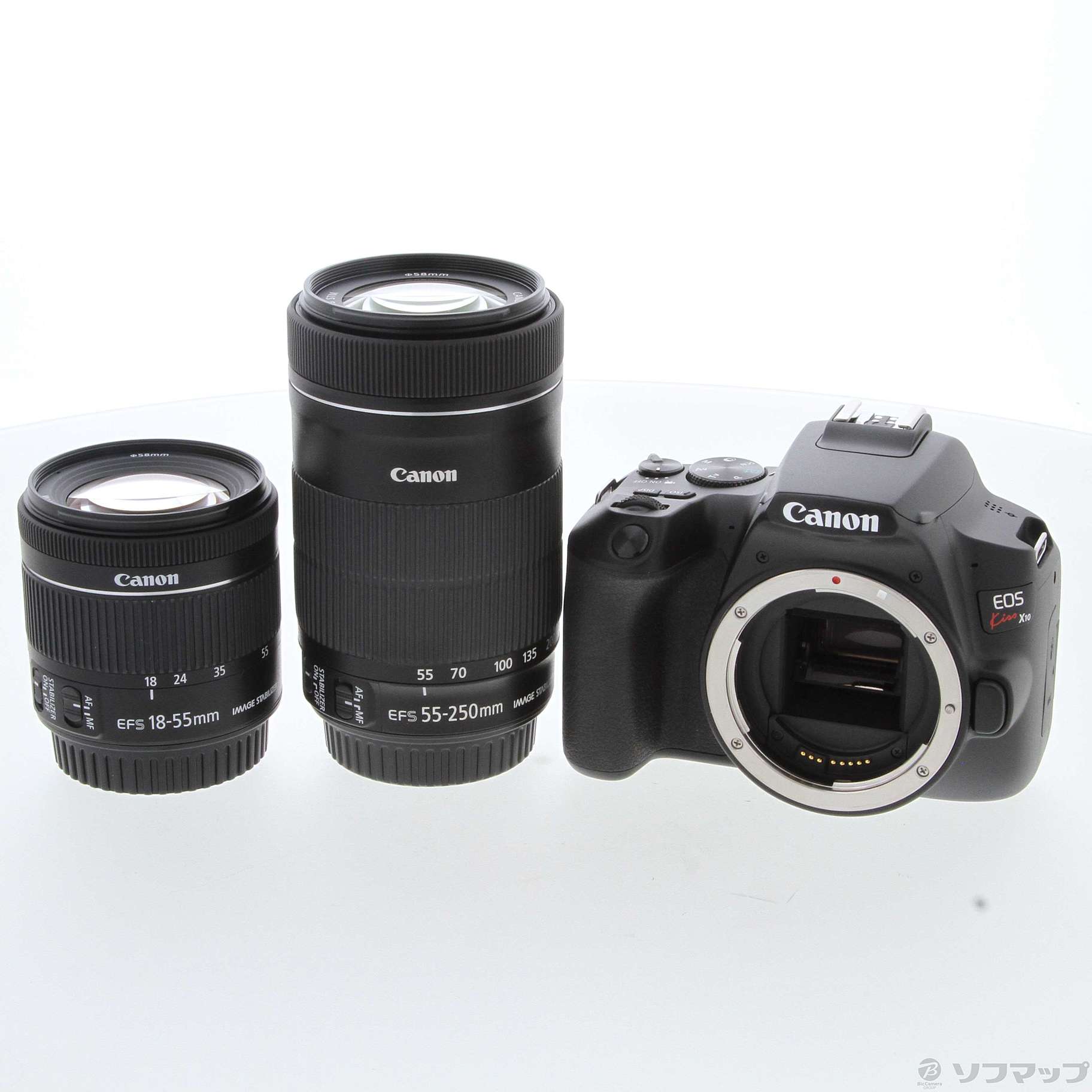 中古】EOS Kiss X10 ダブルズームキット ブラック [2133055292750 ...