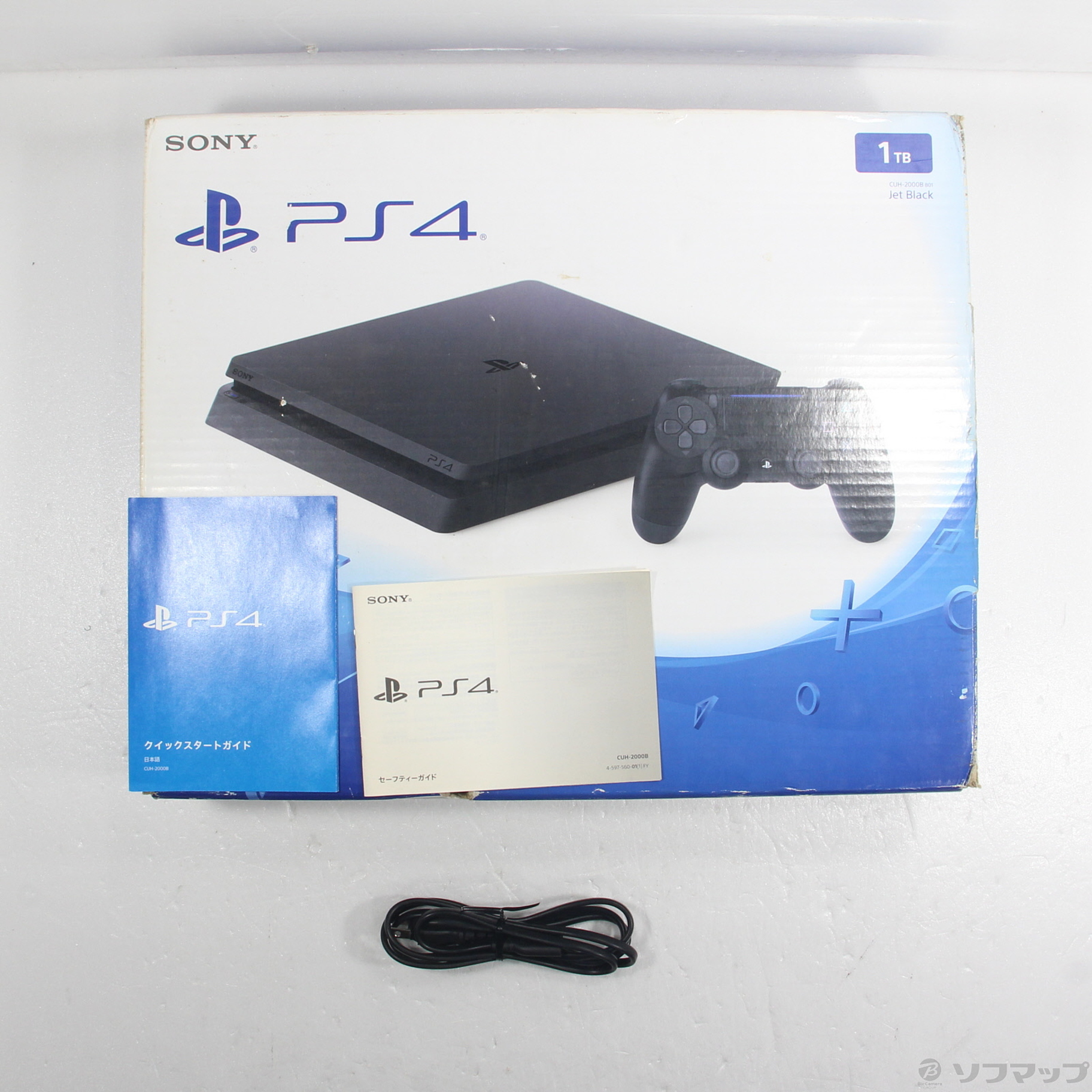 中古品PlayStation 4喷气·黑色1TB CUH-2000BB|no邮购是秋叶原☆Sofmap 