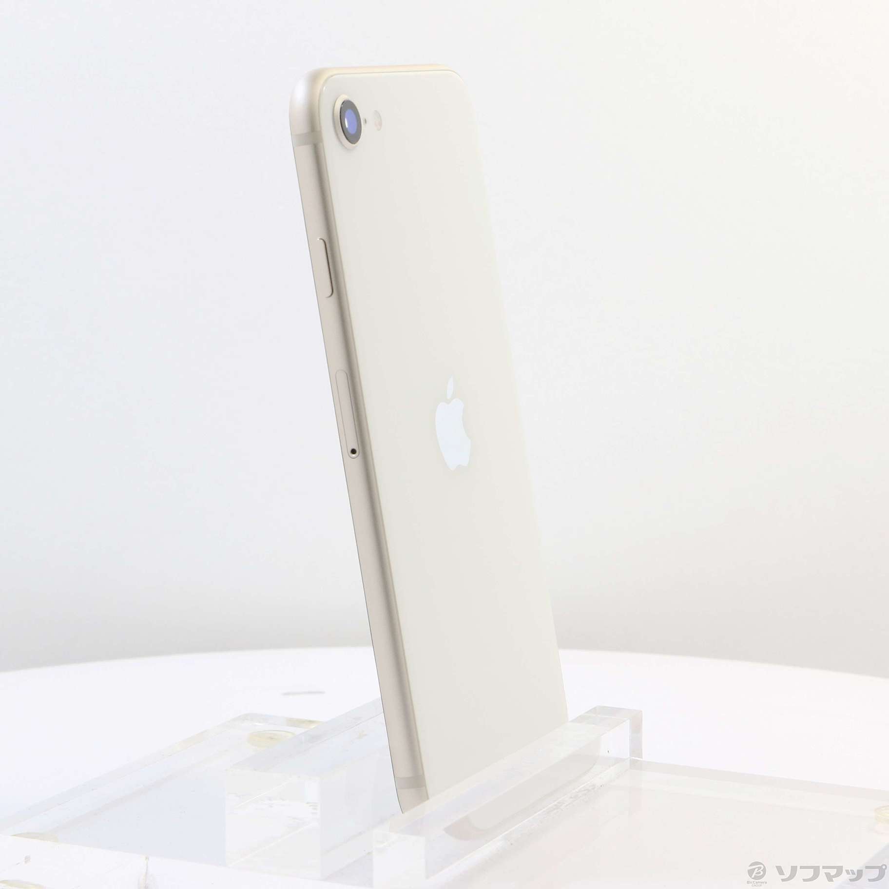 〔中古品〕 iPhone SE 第3世代 64GB スターライト MMYD3J／A SIMフリー ［4.7インチ液晶／Apple A15］