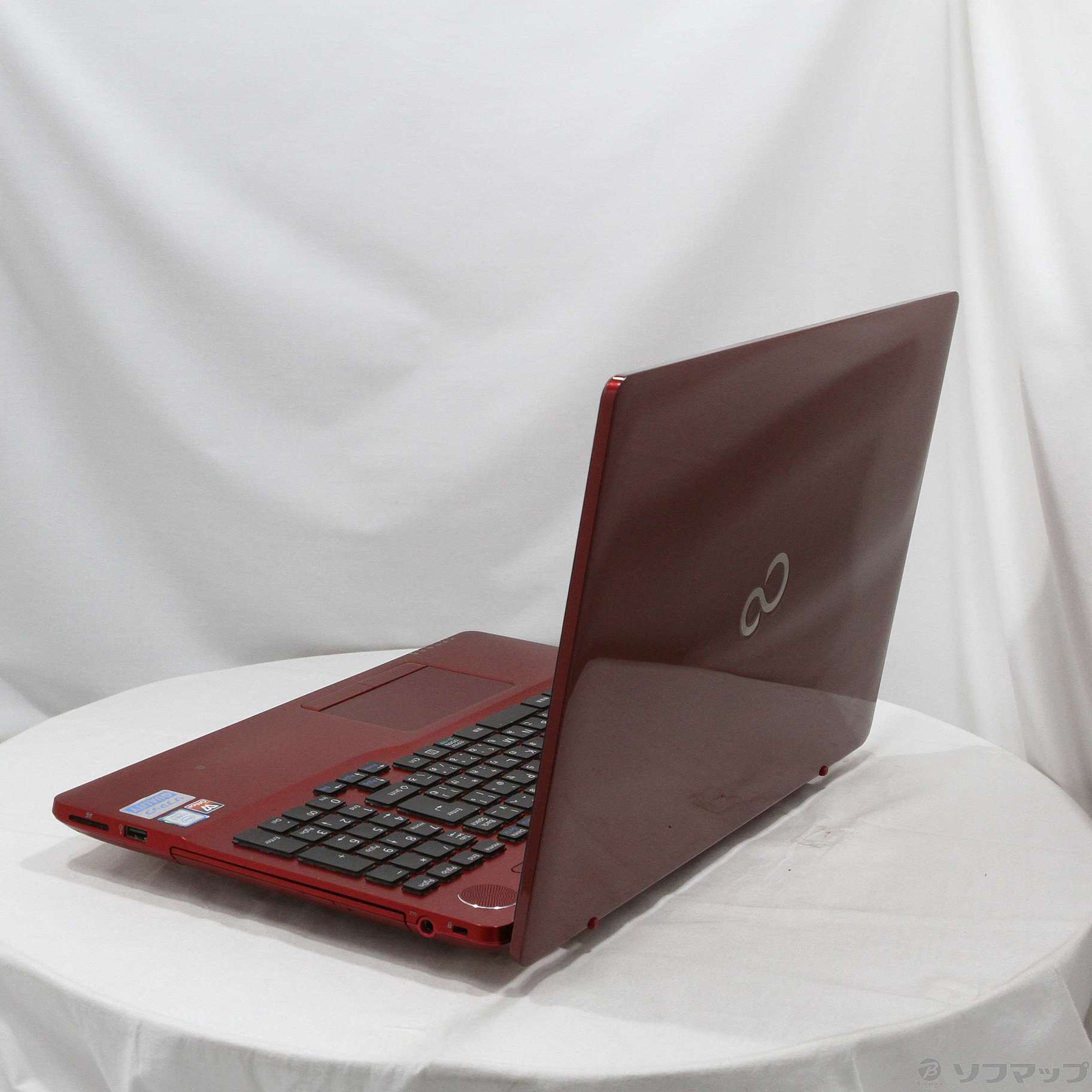 中古】LIFEBOOK AH77／B1 FMVA77B1R ガーネットレッド 〔Windows 10