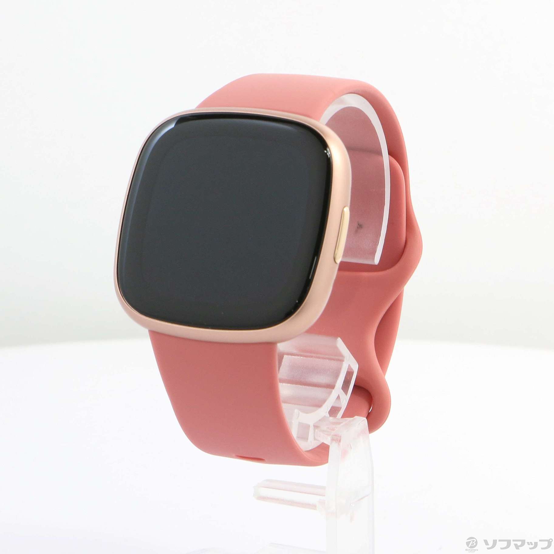 中古】〔展示品〕 Fitbit Versa 4 ピンクサンド／カッパーローズ 