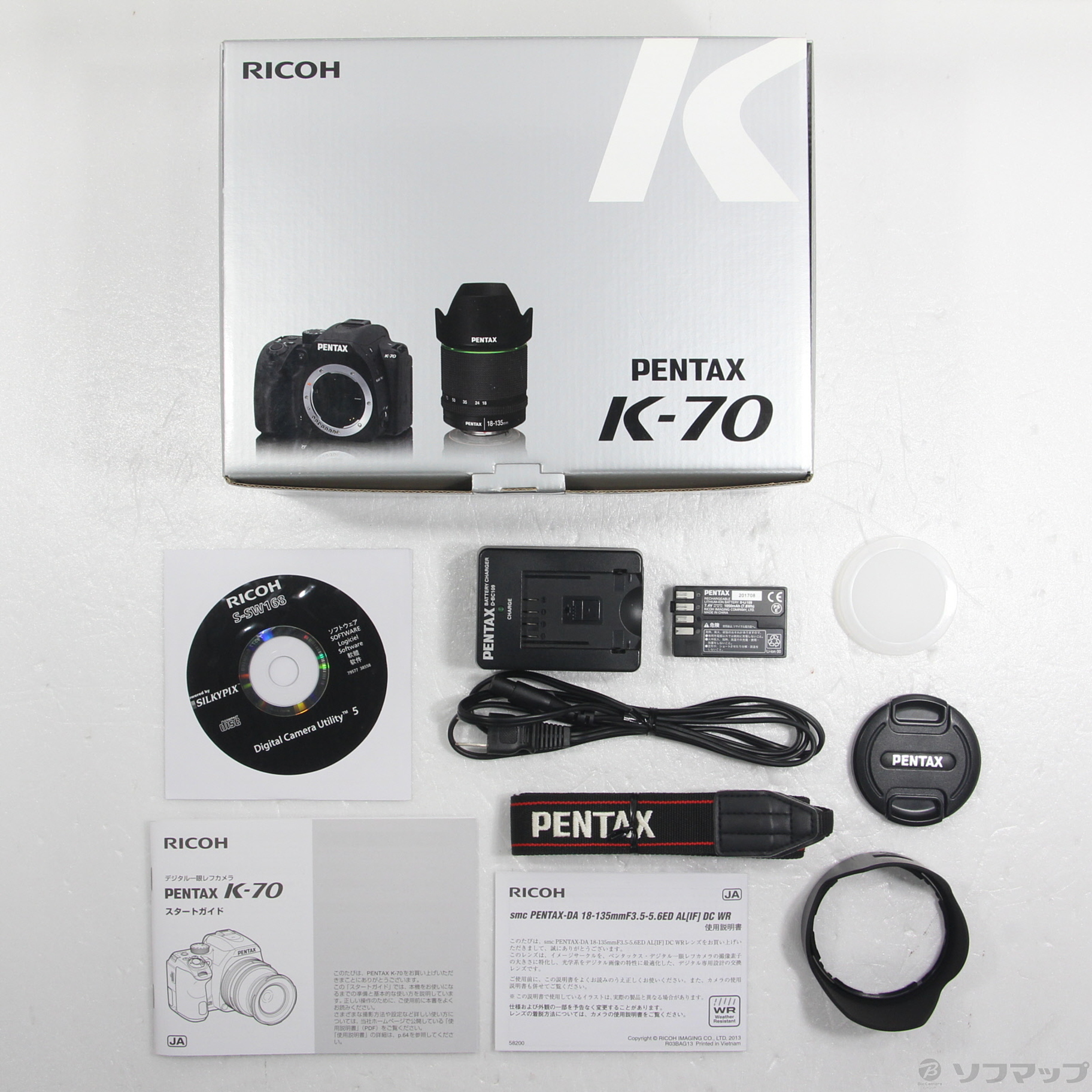 中古】セール対象品 K-70 18-135WR レンズキット ブラック