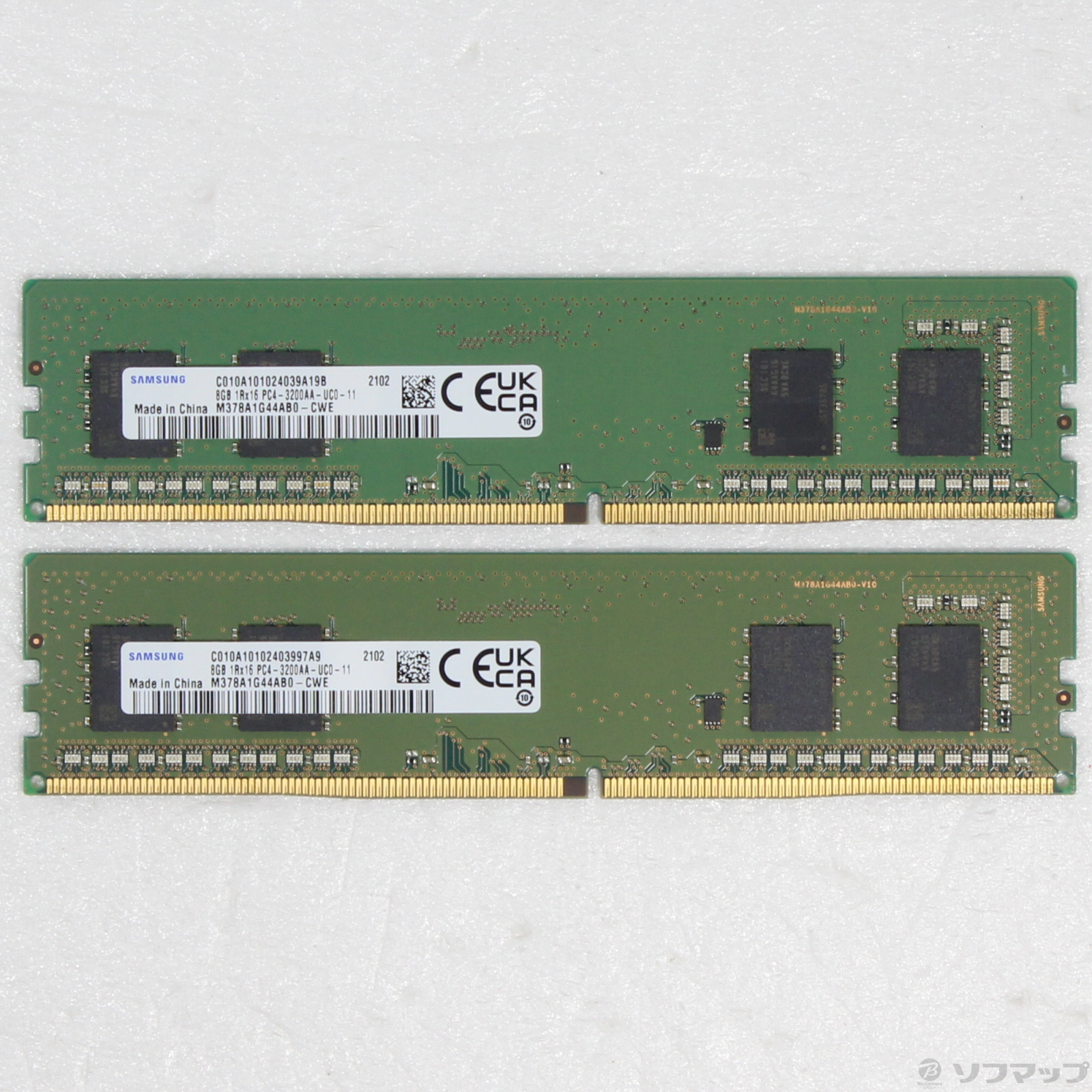 Samsung DDR4 8GB PC4-3200AA メモリ 2枚 MICRON 1RX8 PC4-2400T 8GB 2