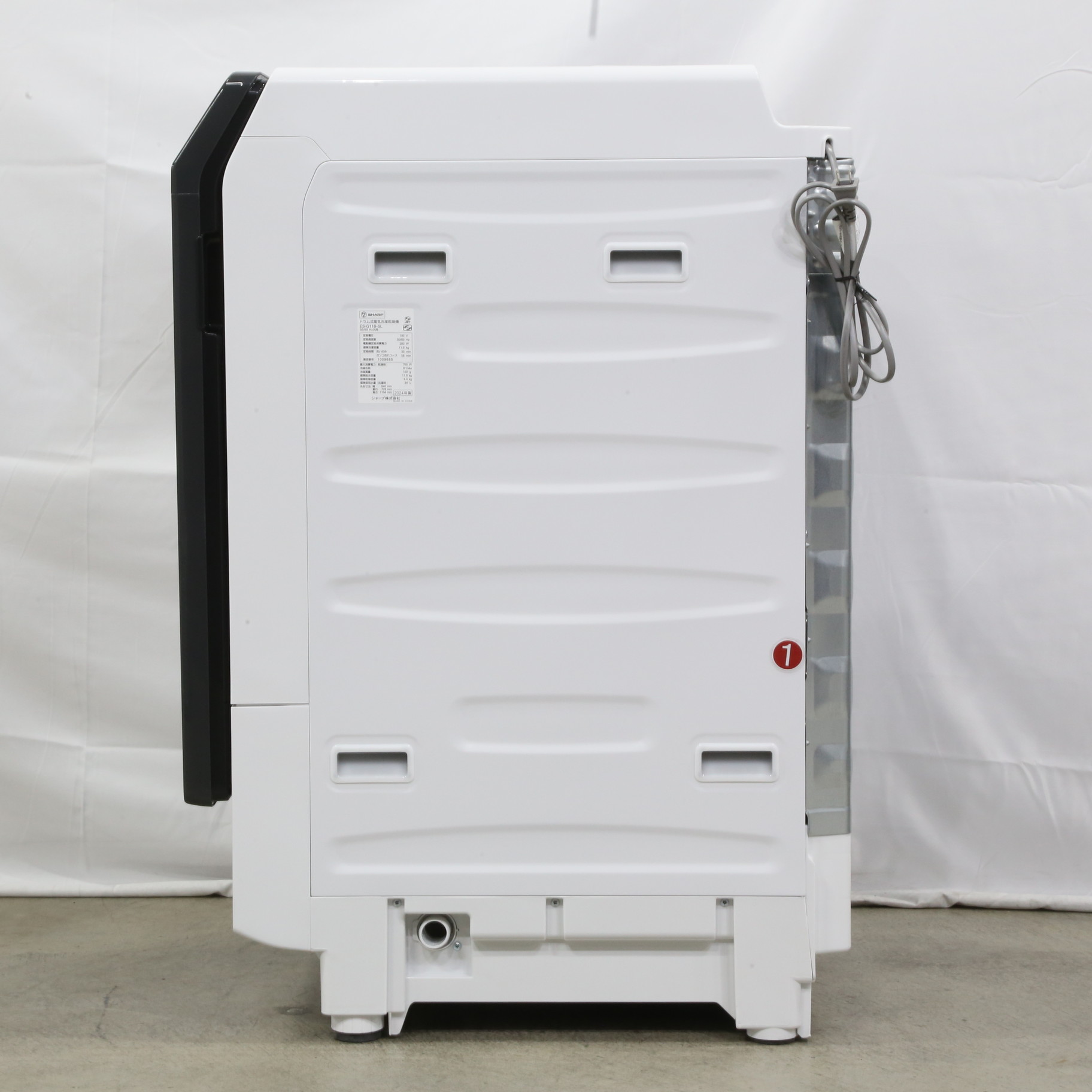 ★中古美品！SHARP ドラム式洗濯乾燥機 ES-G11B-SL シャープ ES-G11B-SL [シルバー系] 価格比較 - 価格.com