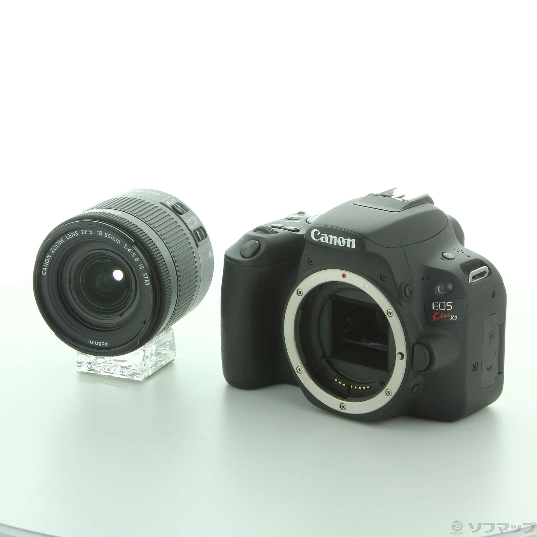中古】EOS Kiss X9 ブラック EF-S18-55 IS STM レンズキット [2133055362842] -  リコレ！|ビックカメラグループ ソフマップの中古通販サイト