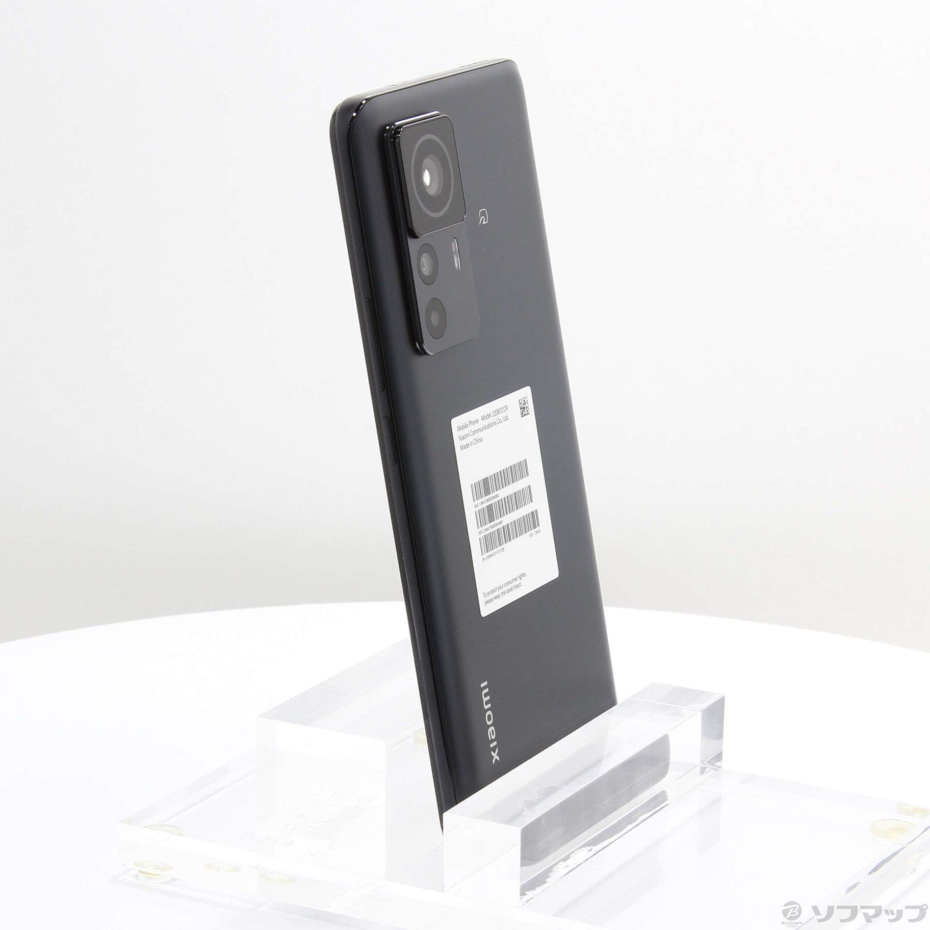 中古】〔展示品〕 Xiaomi 12T Pro 128GB ブラック 12TPRO／BK／128GB 