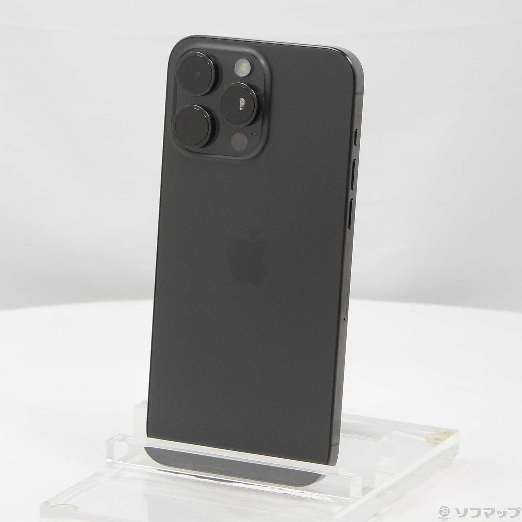 中古】iPhone15 Pro Max 1TB ブラックチタニウム MU6Y3J／A SIMフリー 