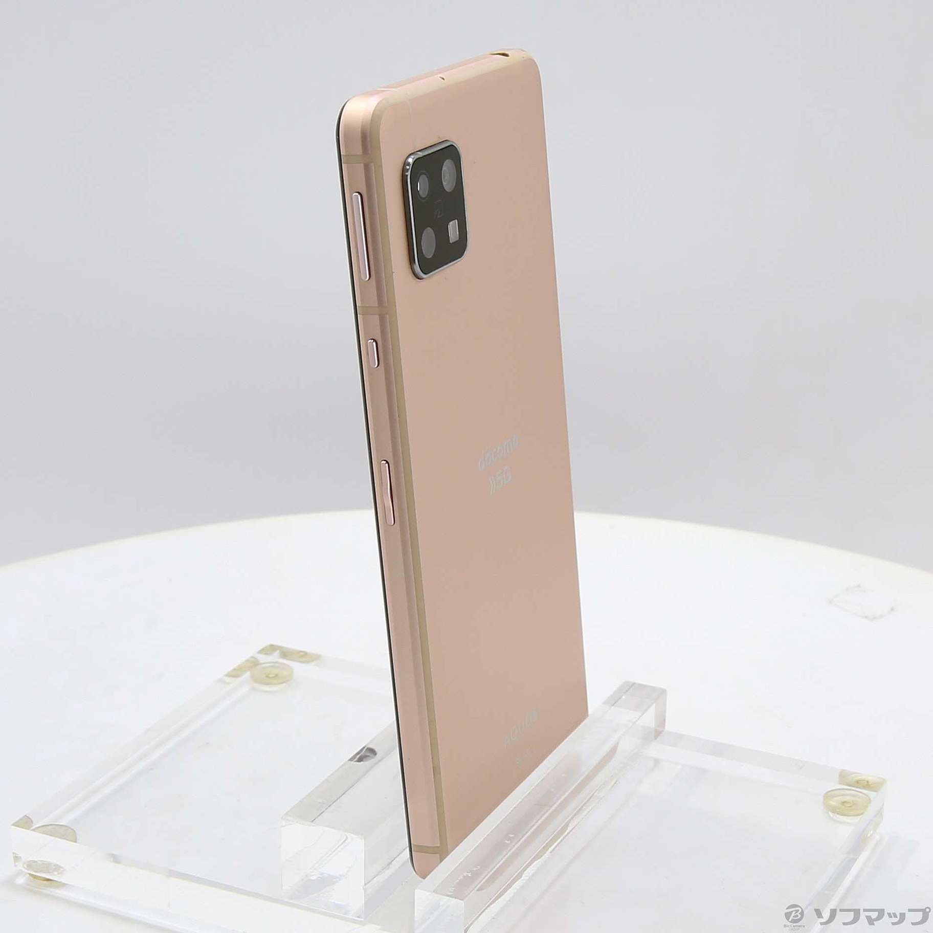 中古】AQUOS sense5G 64GB ライトカッパー SH-53A docomoロック