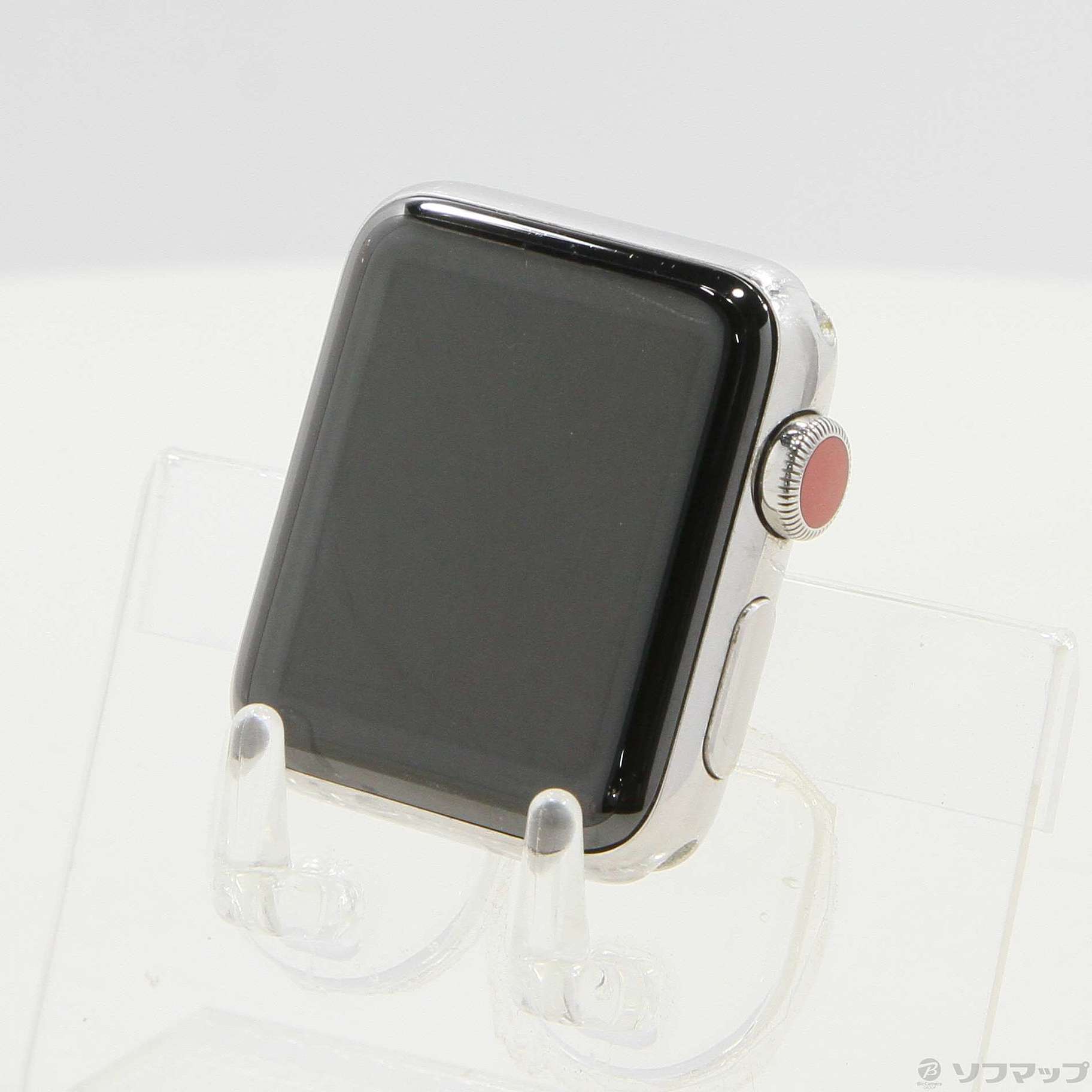 中古】Apple Watch Series 3 GPS + Cellular 38mm ステンレススチール 