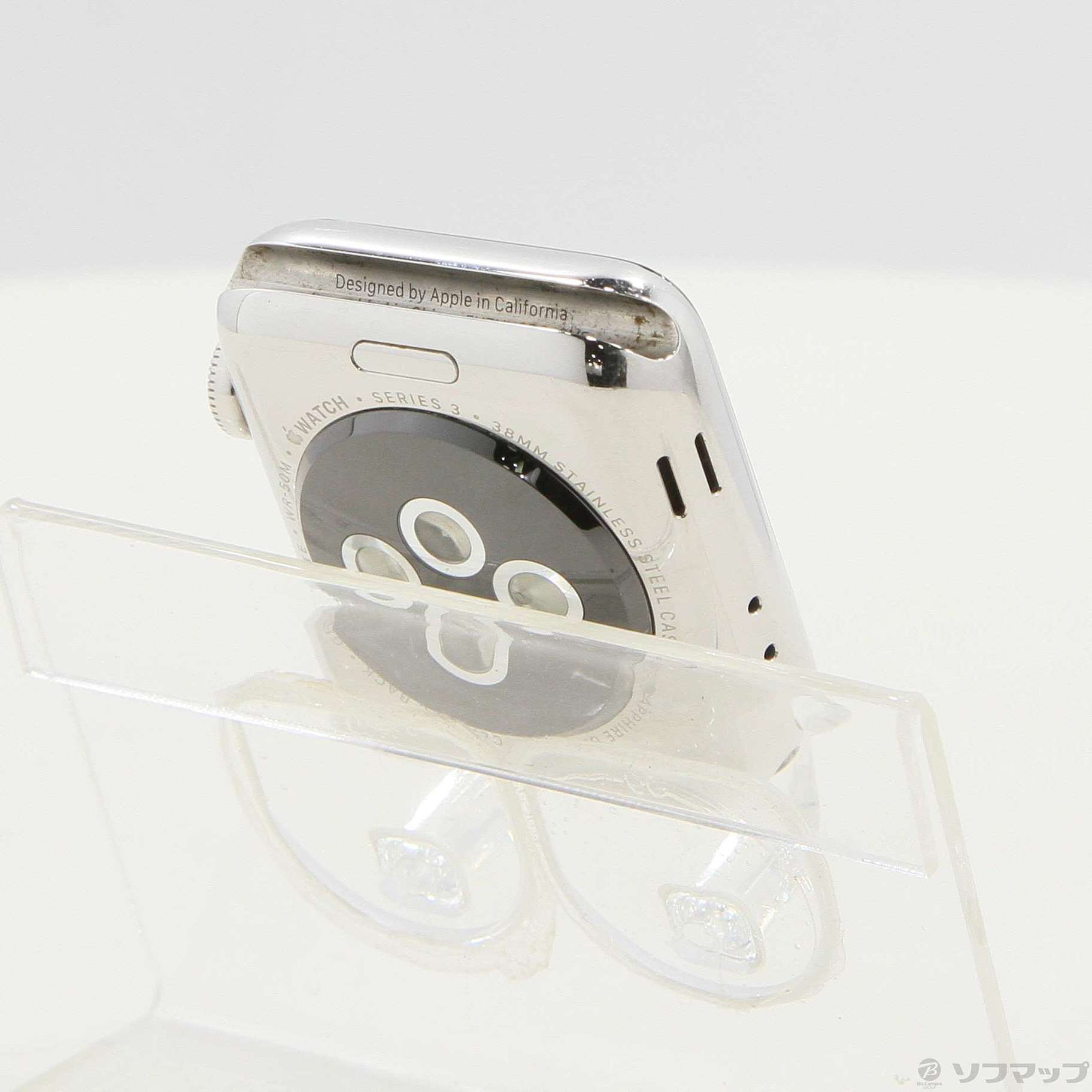 Apple Watch - Apple Watch Series 3 ステンレス スチールケース38mm Apple Watch Series 3 - GPS+Cellular - 38mm - Sport Band