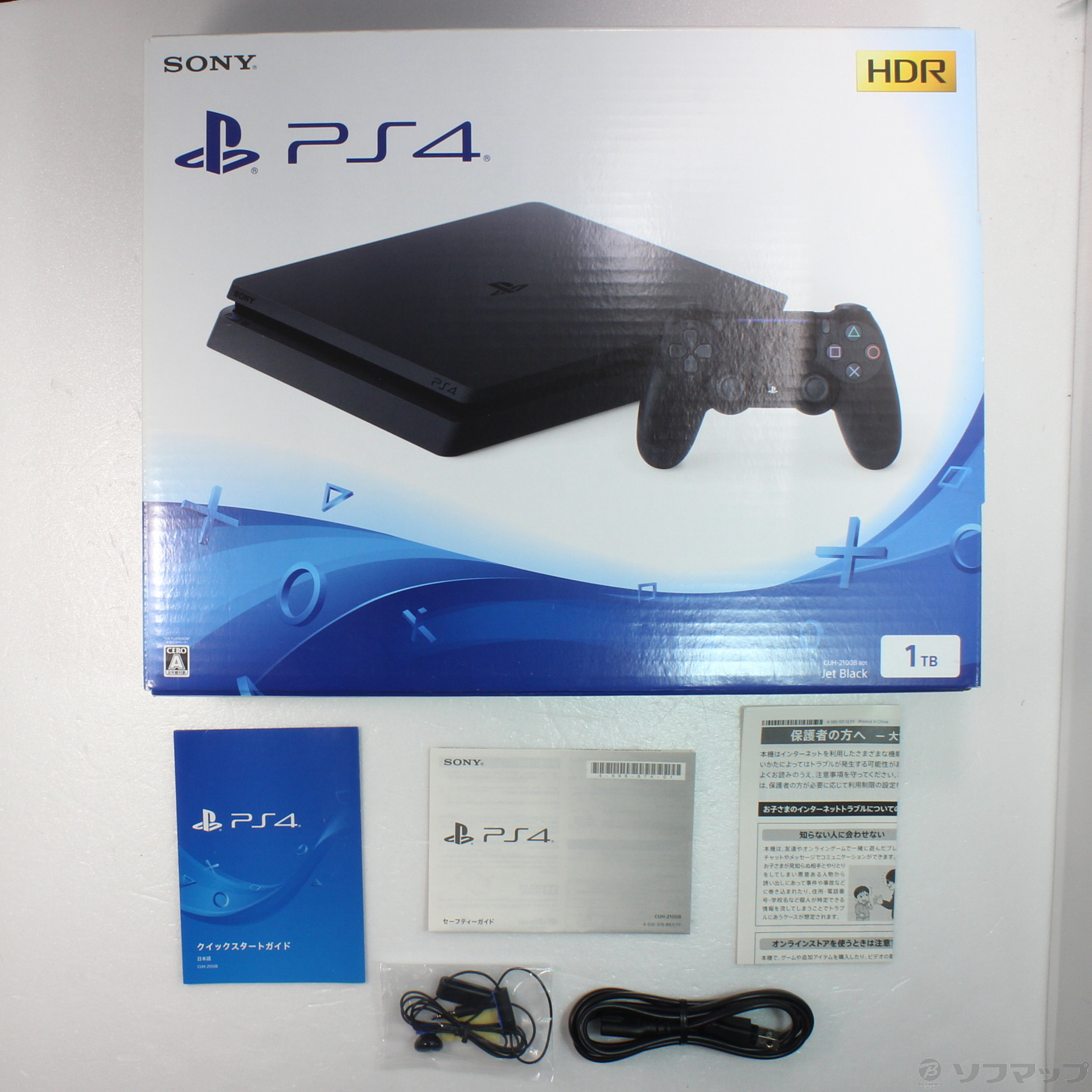 中古品〕 PlayStation 4 ジェット・ブラック 1TB｜の通販はアキバ 