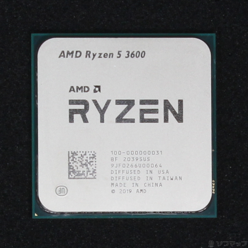 中古】Ryzen 5 3600 〔3.6GHz／SOCKET AM4〕 [2133055414602] - リコレ