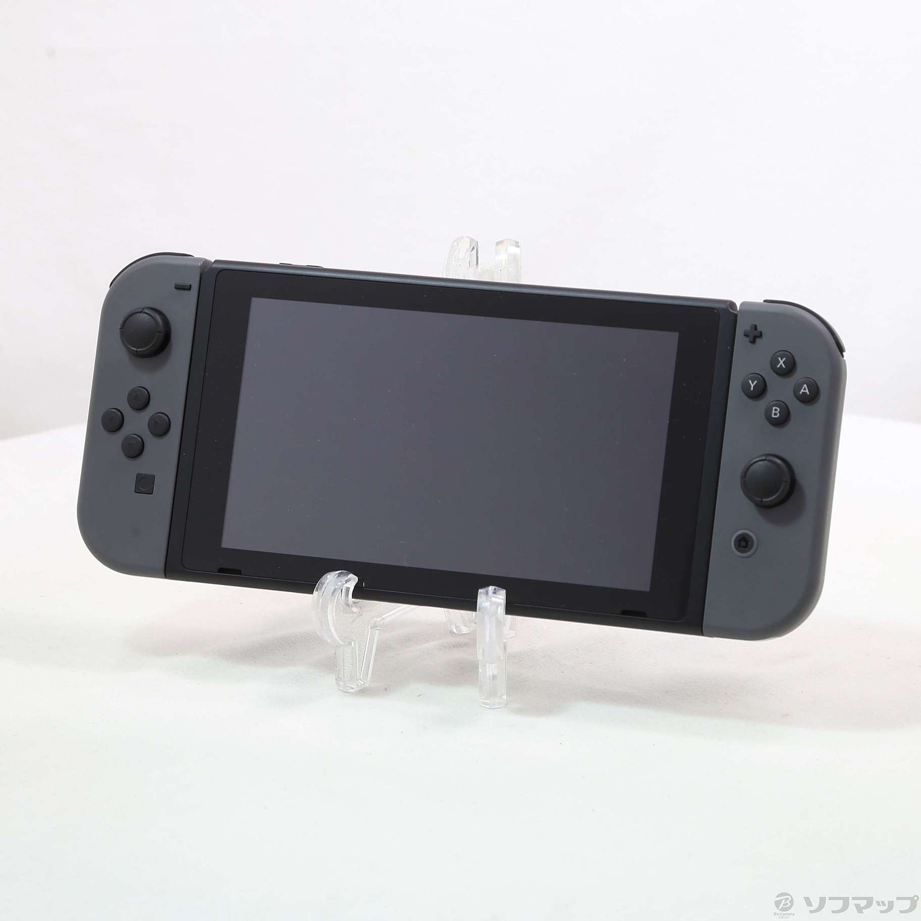 中古品〕 Nintendo Switch Joy-Con (L) ／ (R) グレー (2019年8月 