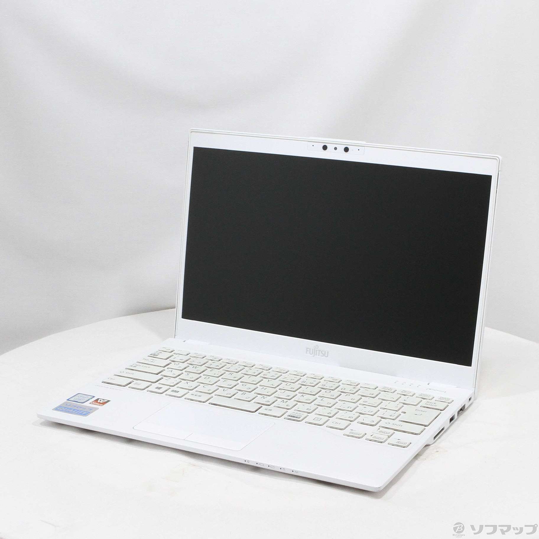 LIFEBOOK UH75／D3 FMVU7D3WD2 アーバンホワイト 〔Windows 10〕 ［Core-i7-8565U  (1.8GHz)／8GB／SSD256GB／13.3インチワイド］