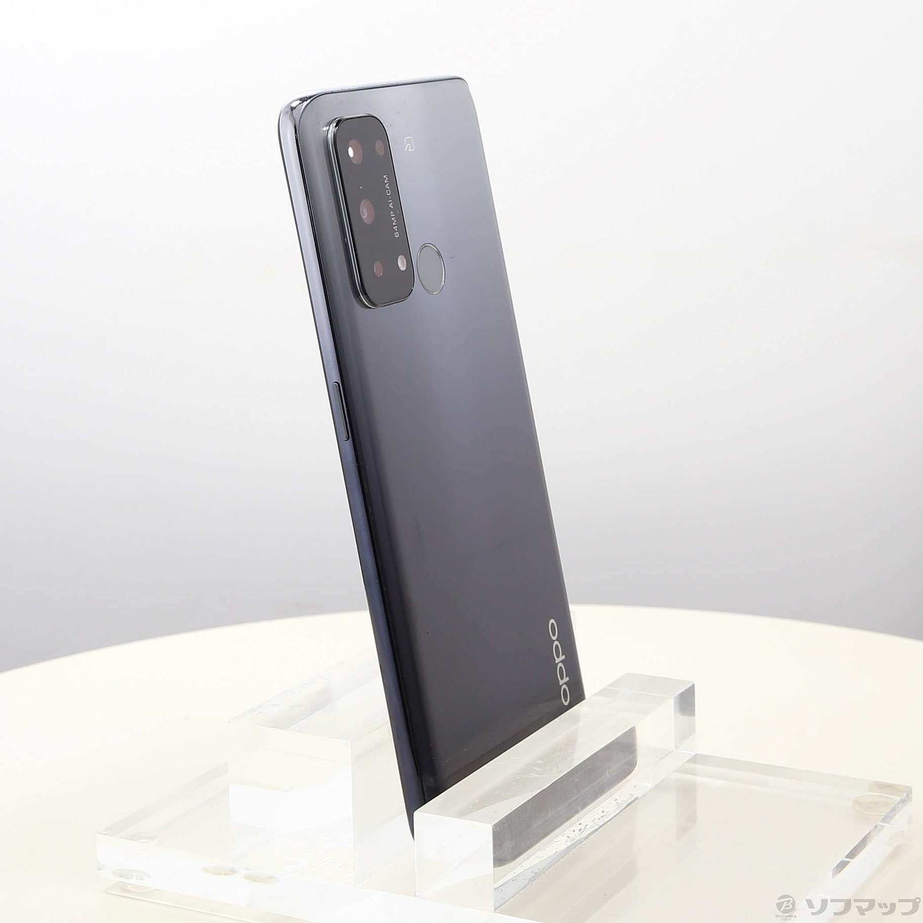 中古】OPPO Reno5 A 128GB シルバーブラック A103OP Y!mobile 