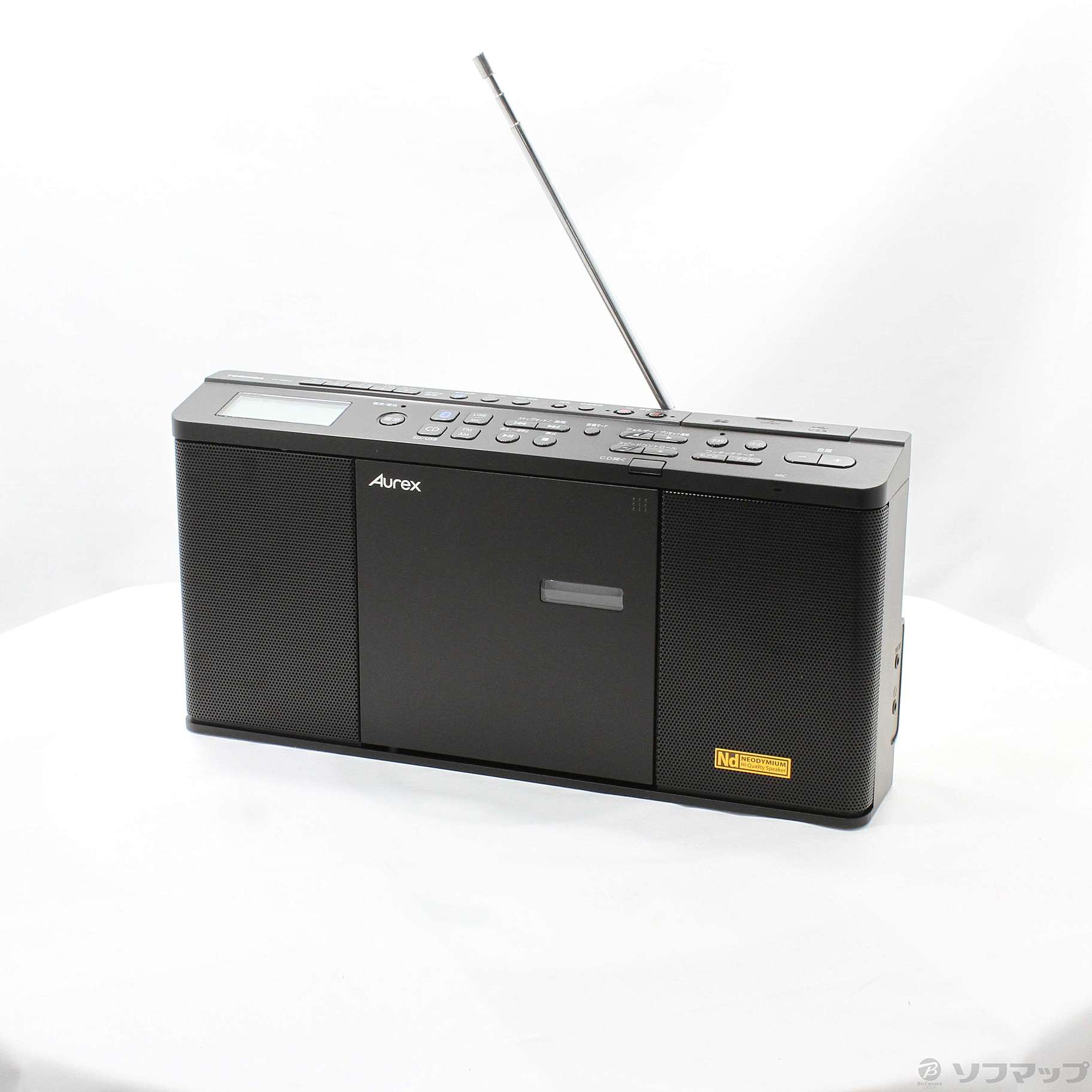 TOSHIBA 東芝 TY-AN2-K(ブラック) CDラジオ 密閉型ネオジウム