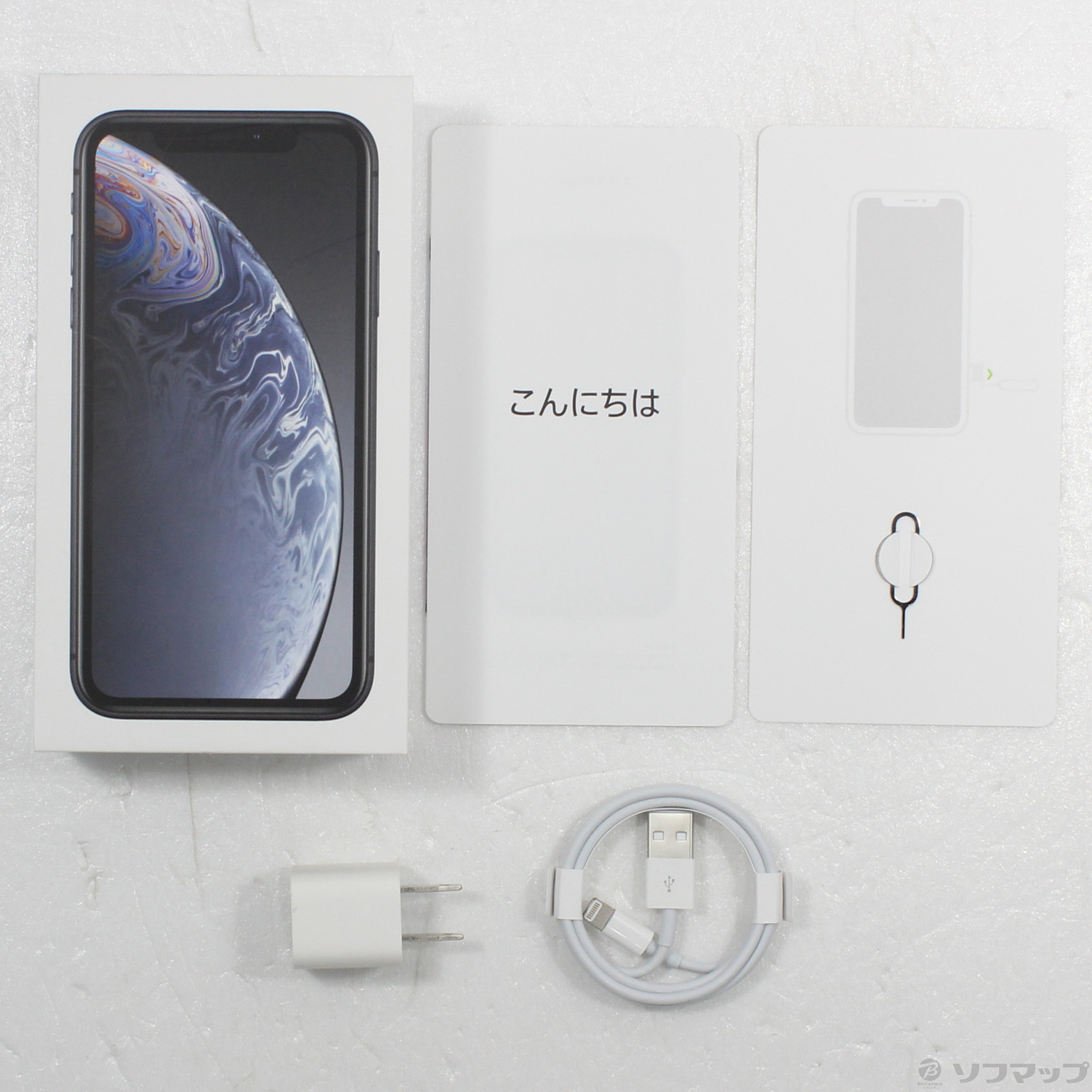中古】iPhoneXR 128GB ブラック NT0G2J／A SIMフリー