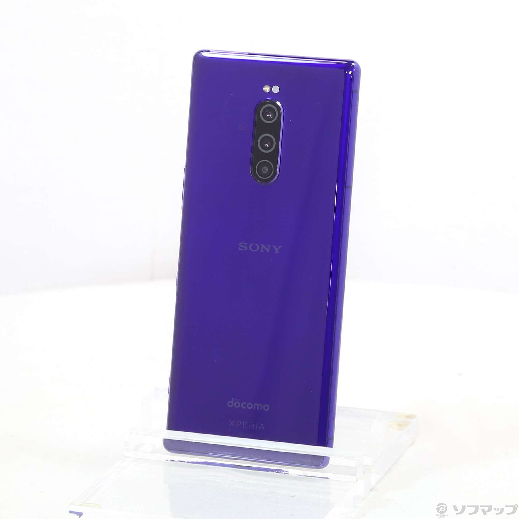 中古】Xperia 1 64GB パープル SO-03L docomoロック解除SIMフリー ...