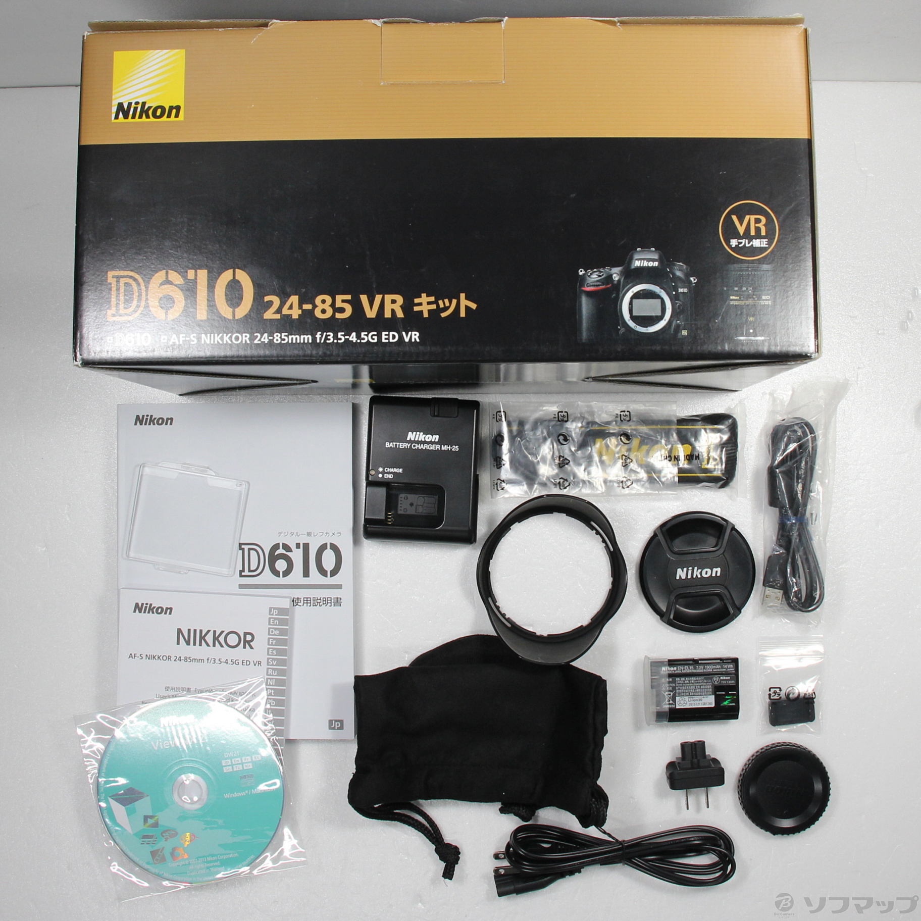 Nikon D610 24-85 VR レンズキット (2426万画素／SDXC)