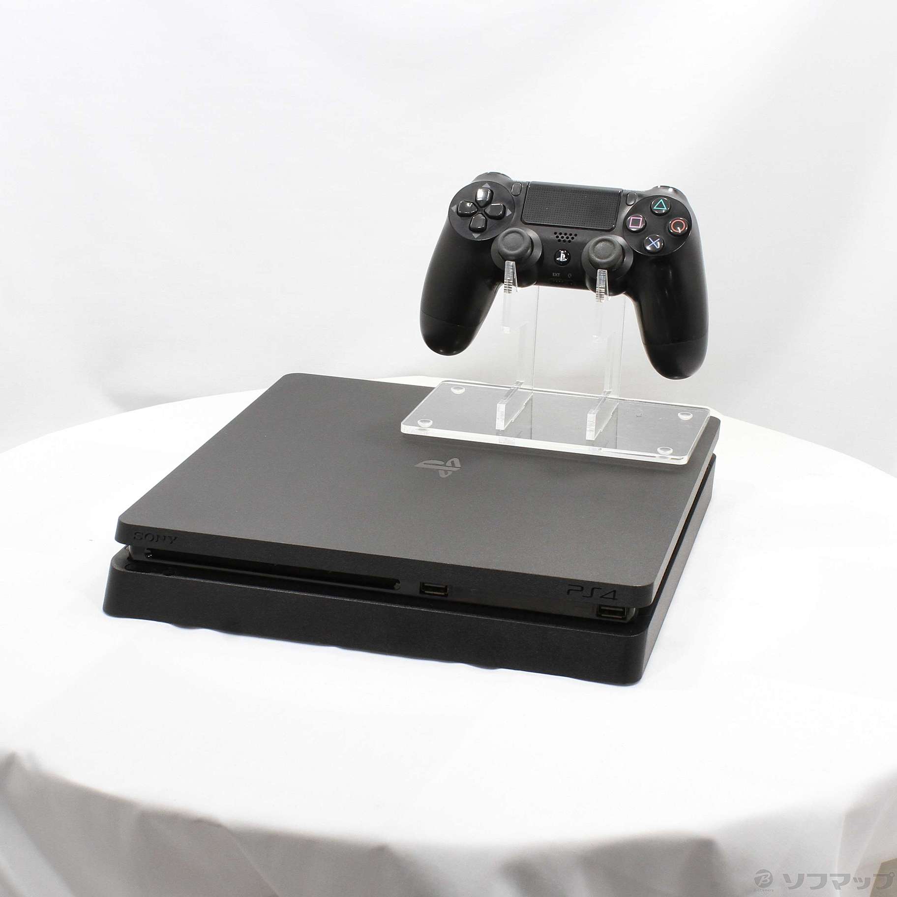 中古品〕 PlayStation 4 ジェット・ブラック 500GB CUH-2200AB01｜の 