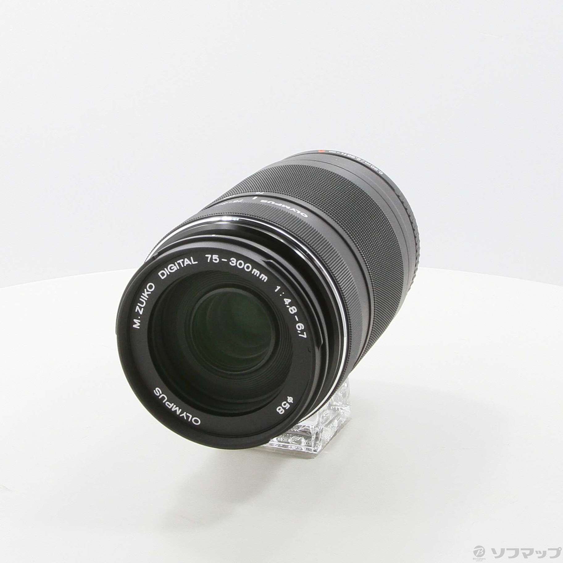 中古】M.ZUIKO DIGITAL ED 75-300mm F4.8-6.7 II ブラック 