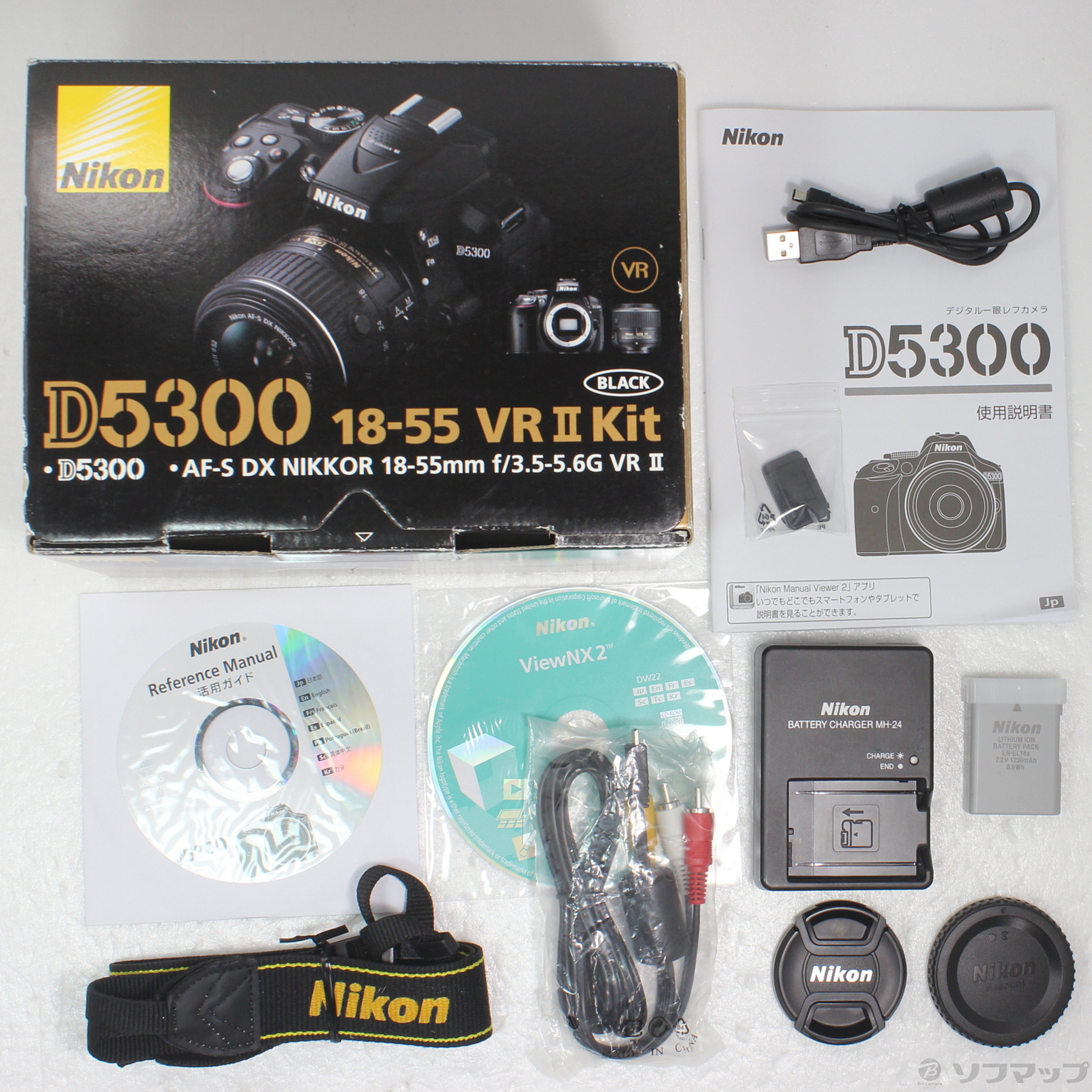 中古】NIKON D5300 18-55 VRII レンズキット [2133055518799] - 法人 