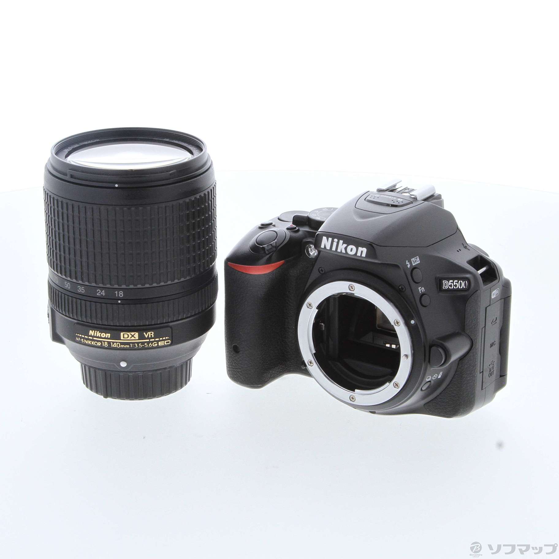 中古】NIKON D5500 18-140 VR レンズキット ブラック [2133055525728] - リコレ！|ビックカメラグループ  ソフマップの中古通販サイト