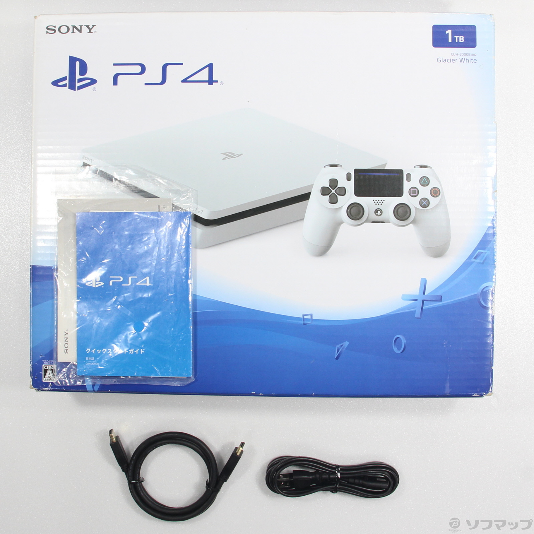 中古品〕 PlayStation 4 グレイシャー・ホワイト 1TB CUH-2000BB｜の ...