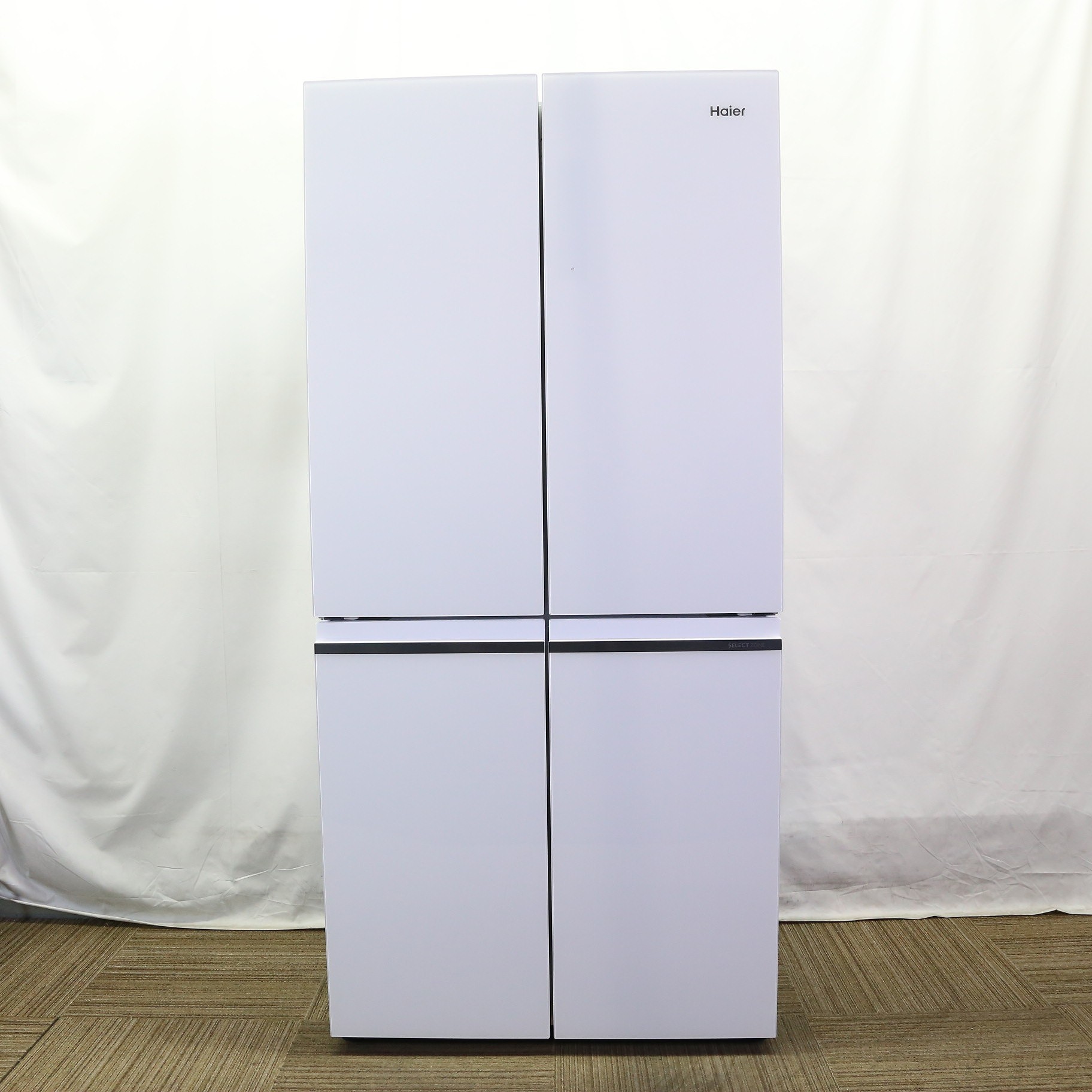 中古】〔展示品〕 フレンチドア冷蔵庫 大容量冷凍庫 クリスタル 