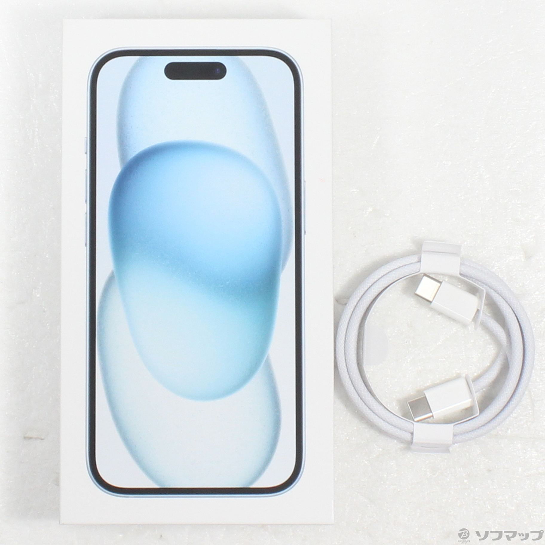 中古】iPhone15 256GB ブルー MTMR3J／A SIMフリー [2133055568992