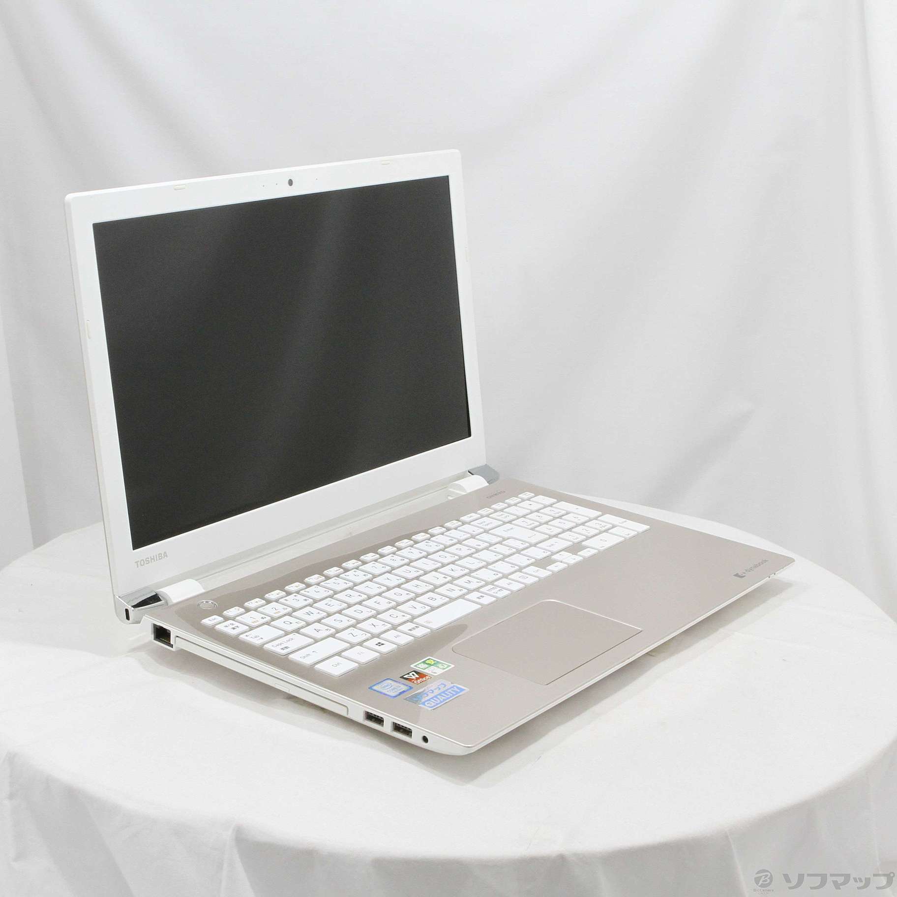 【ジャンク品】東芝 Dynabook TX/572WT (ホワイト) 中古】格安安心パソコン dynabook TX／5GG PTX5GGP-REA サテンゴールド