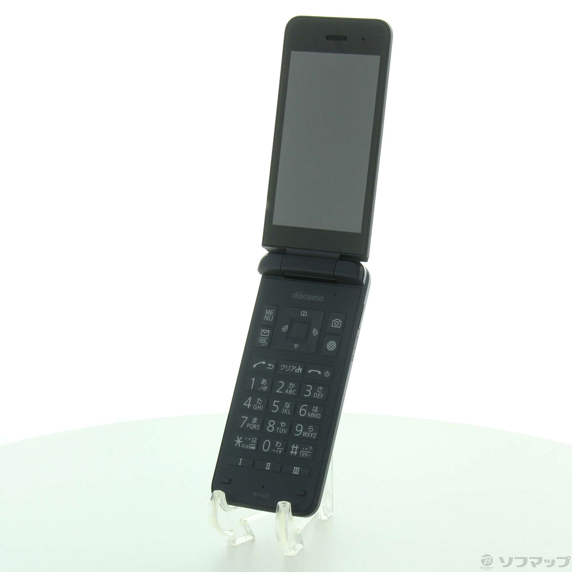 中古】DIGNO ケータイ KY-42C ブラック docomo SIMフリー 