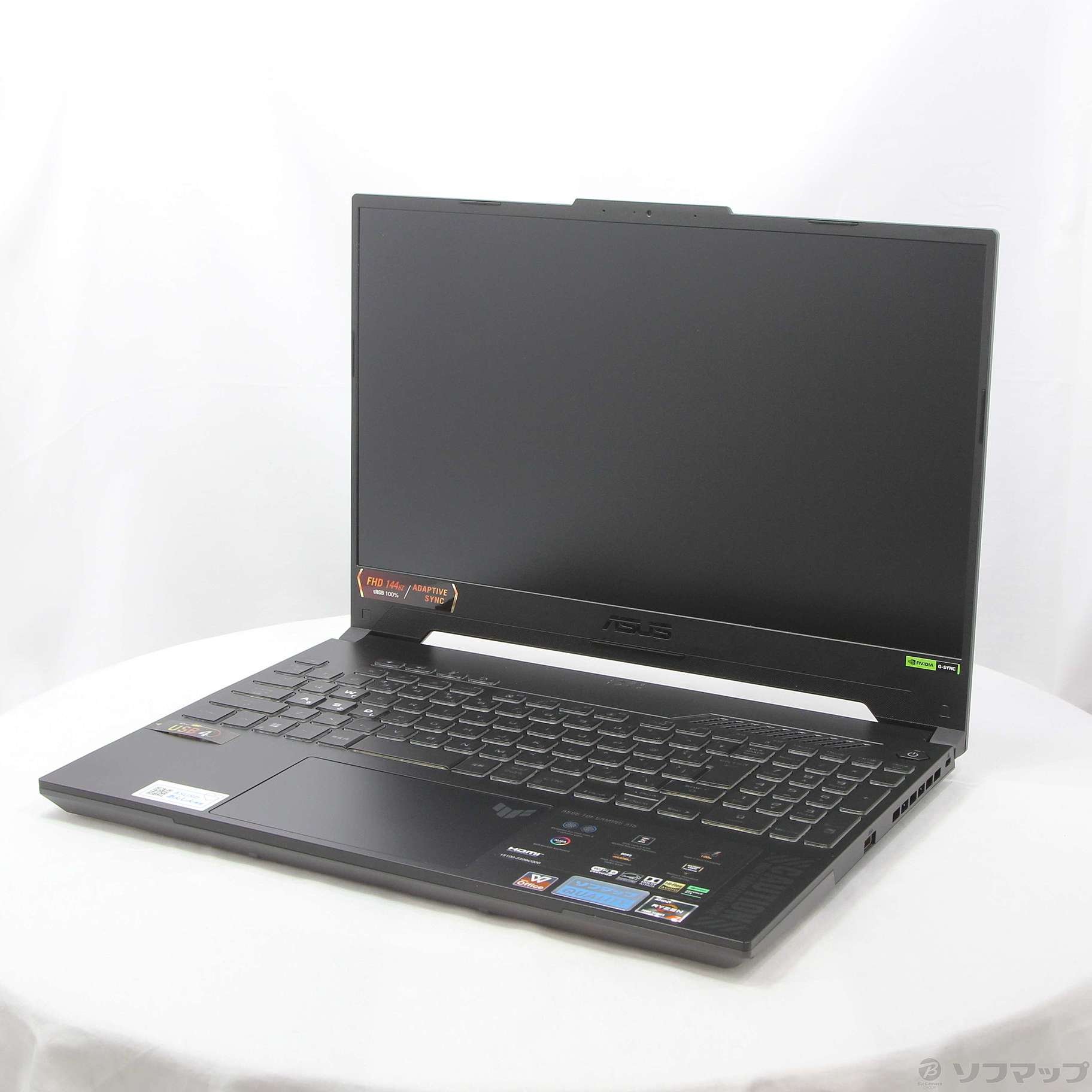 中古】TUF Gaming A15 FA507NU FA507NU-R7R4050 メカグレー 