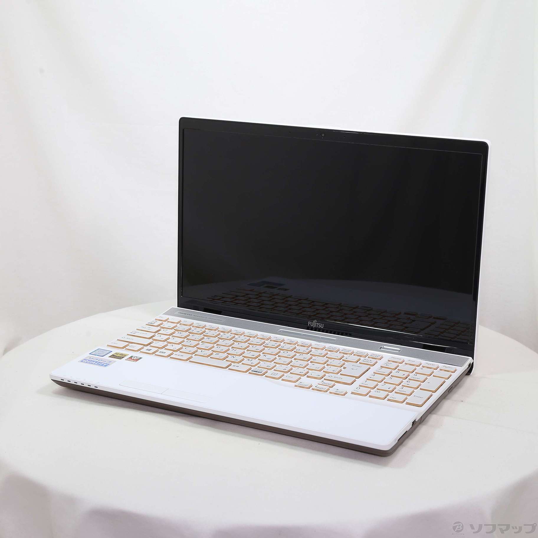 中古】LIFEBOOK AH53／B3 FMVA53B3W プレミアムホワイト ［Core i7 8550U (1.8GHz)／8GB／HDD1TB／15.6インチワイド］  [2133055609152] - リコレ！|ビックカメラグループ ソフマップの中古通販サイト