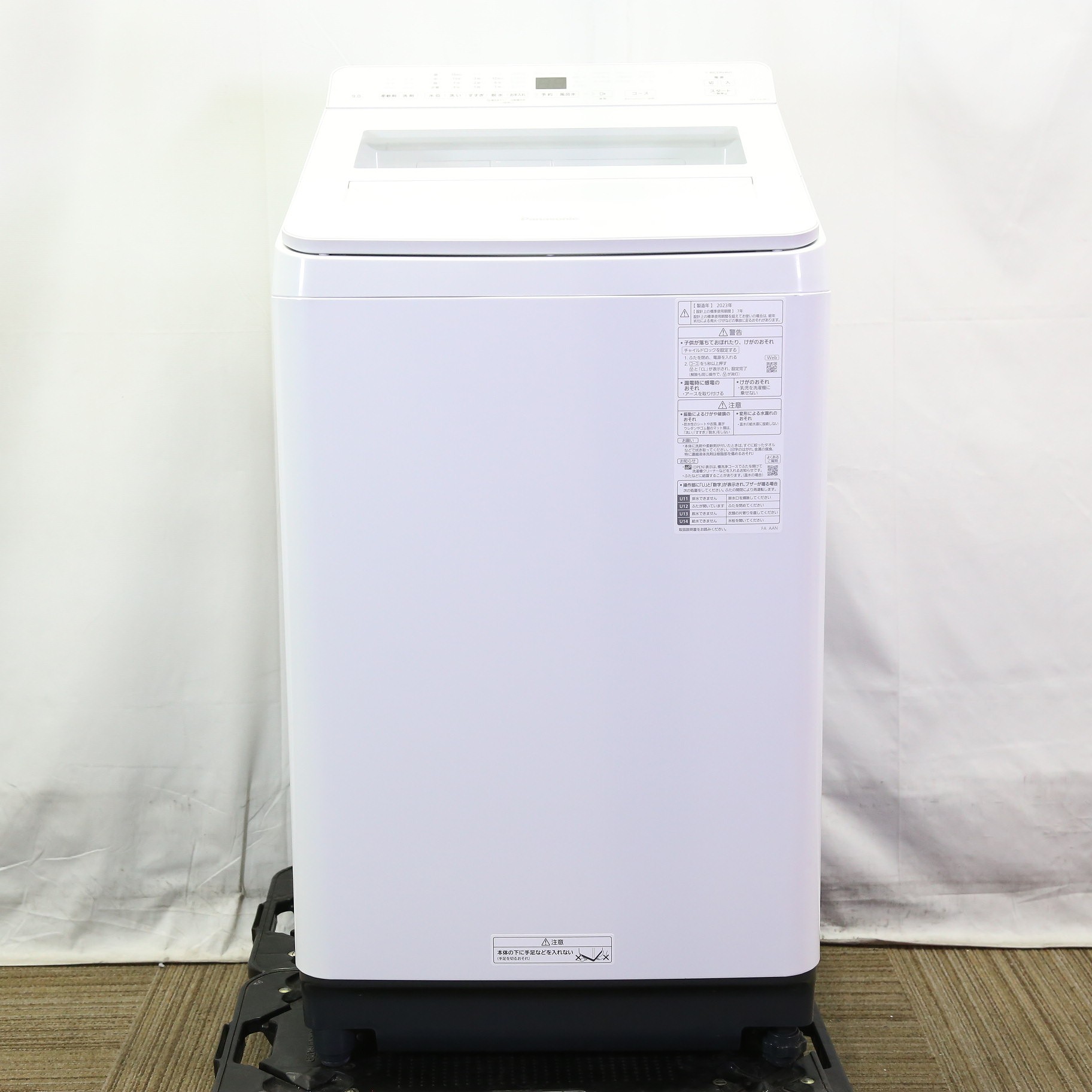 中古】〔展示品〕 全自動洗濯機 FAシリーズ ホワイト NA-FA9K2-W 