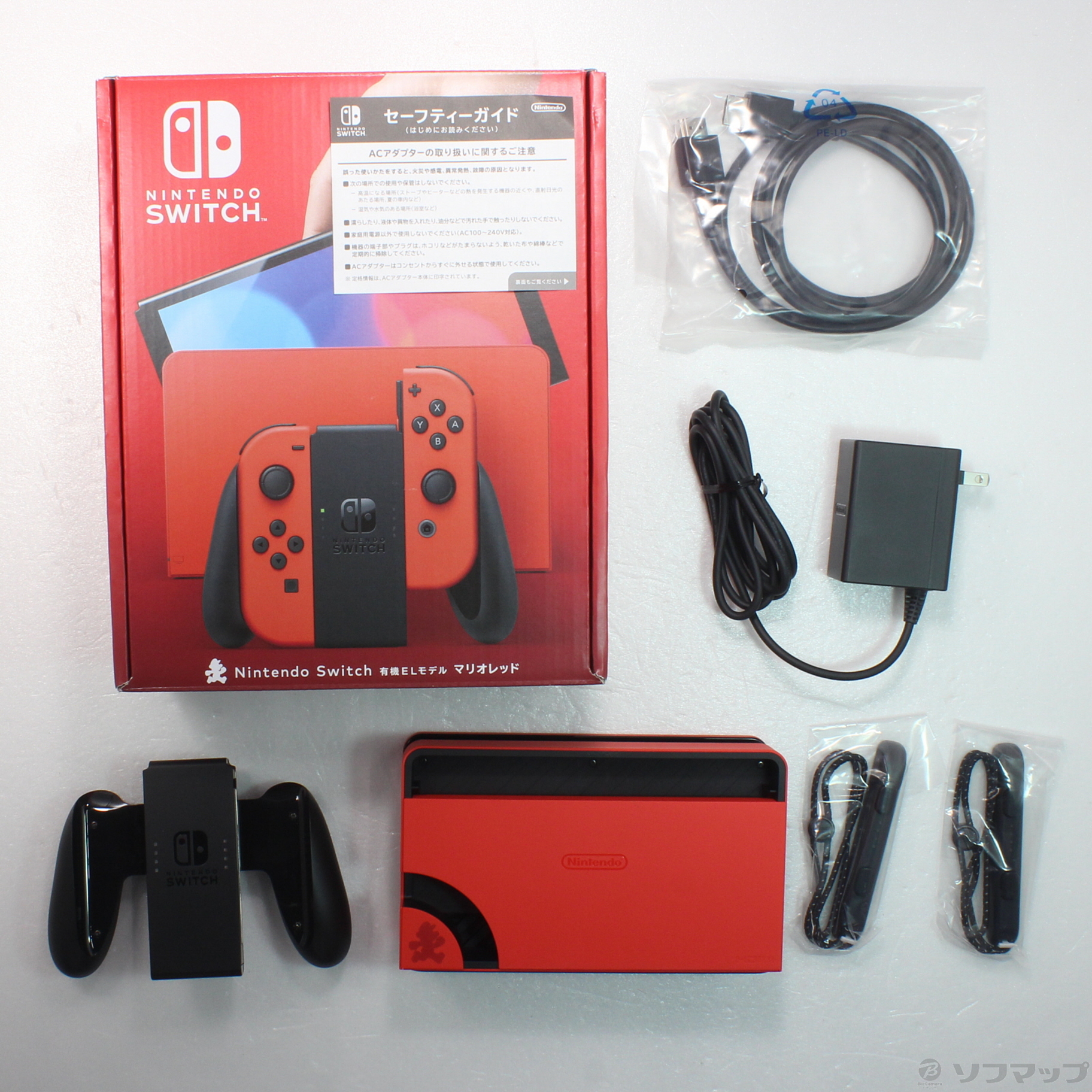 中古品〕 Nintendo Nintendo Switch 有機ELモデル マリオレッド｜の 