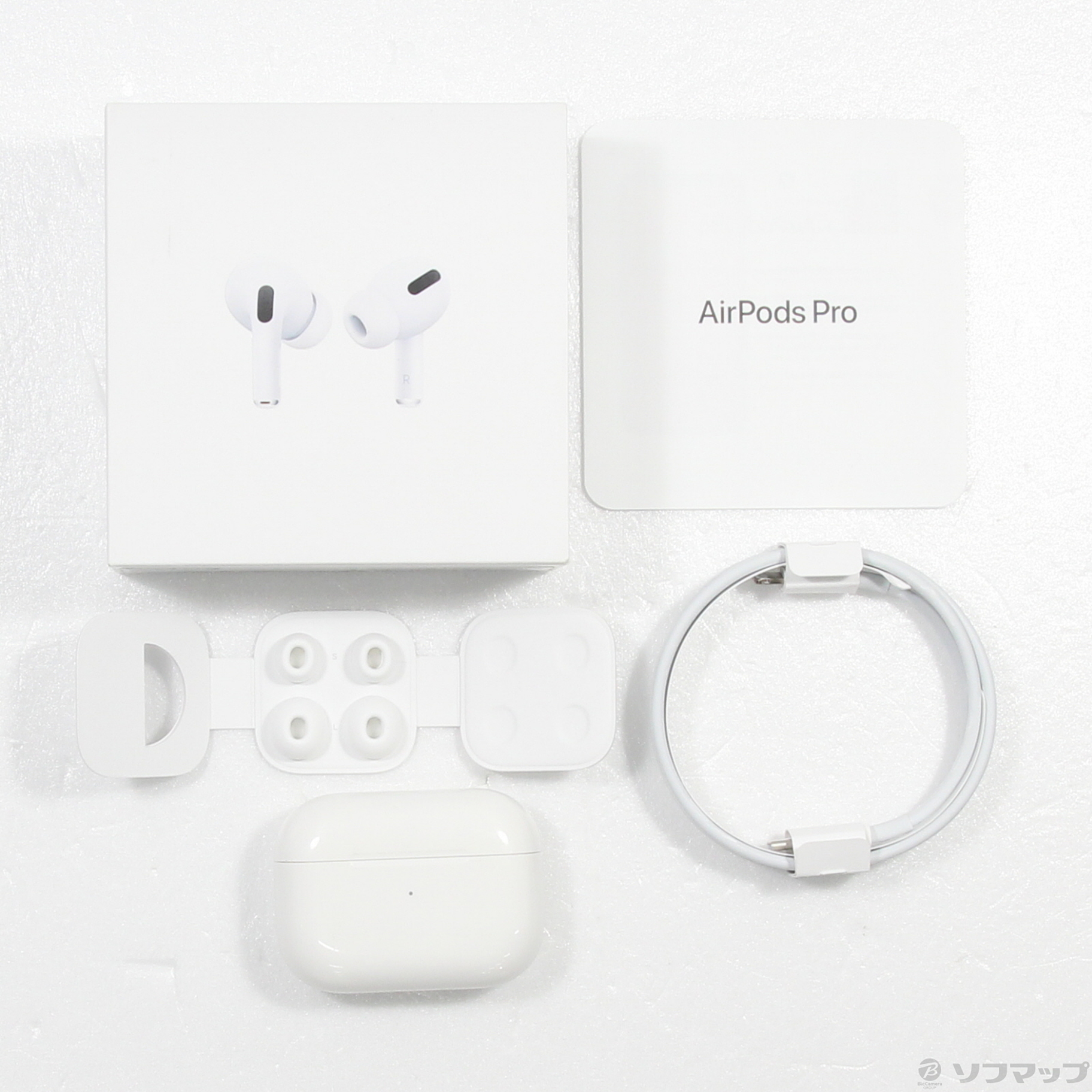中古】AirPods Pro 第1世代 MWP22J／A ノイズあり [2133055634376