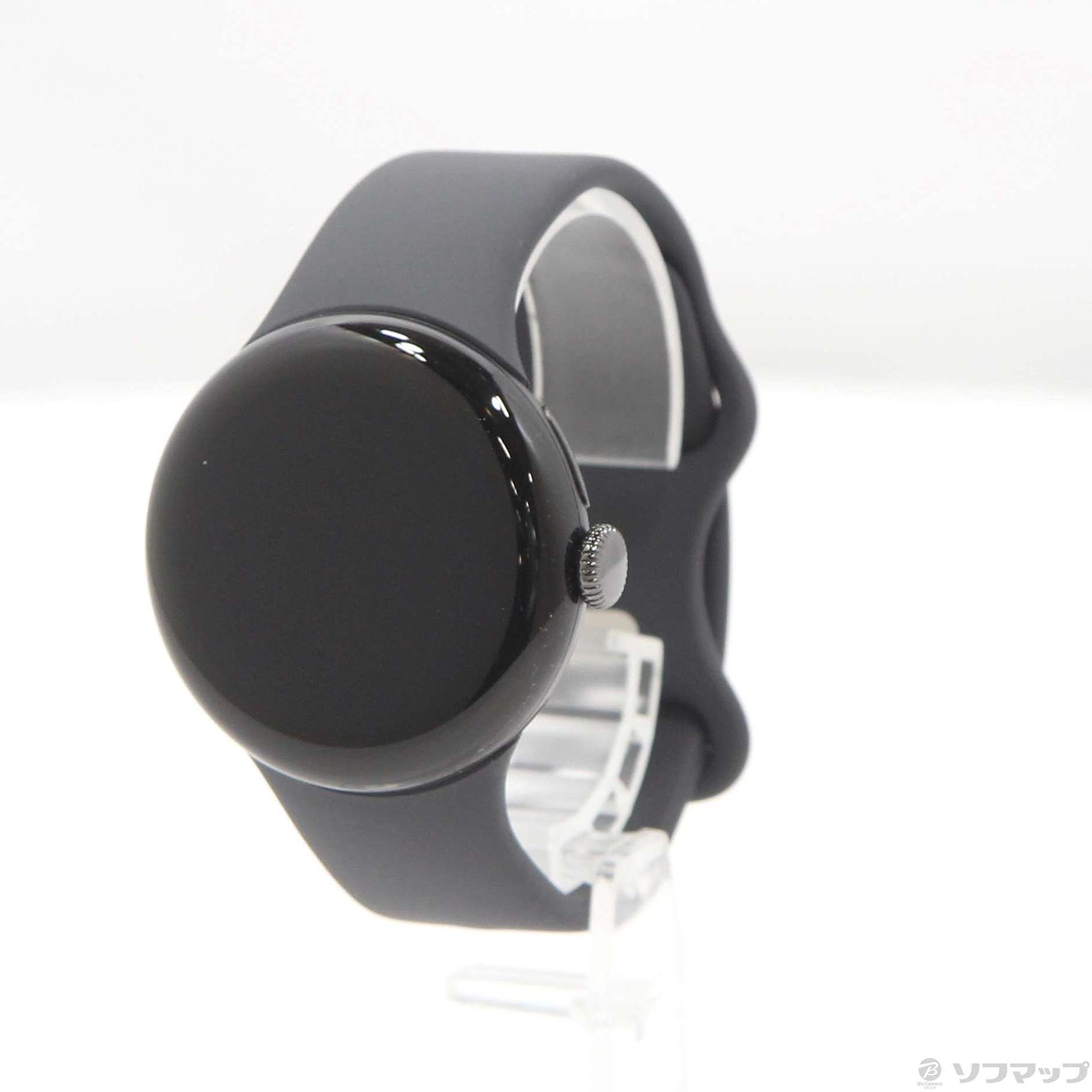 〔中古品〕 Google Pixel Watch2 LTE Matte Blackアルミケース／Obsidianアクティブバンド GA05025-GB