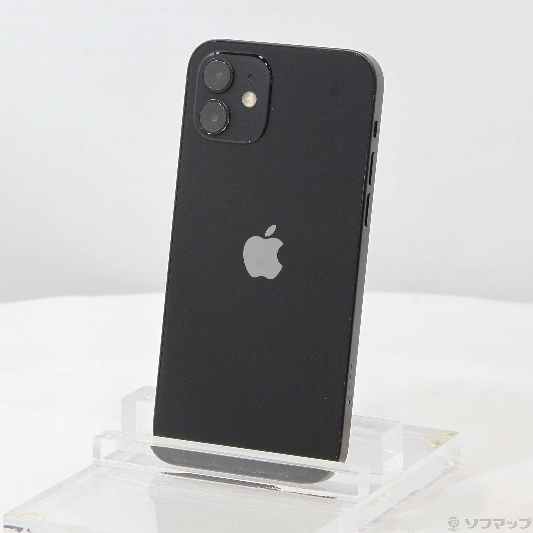 中古】iPhone12 64GB ブラック MGHN3J／A SoftBank [2133055655470 