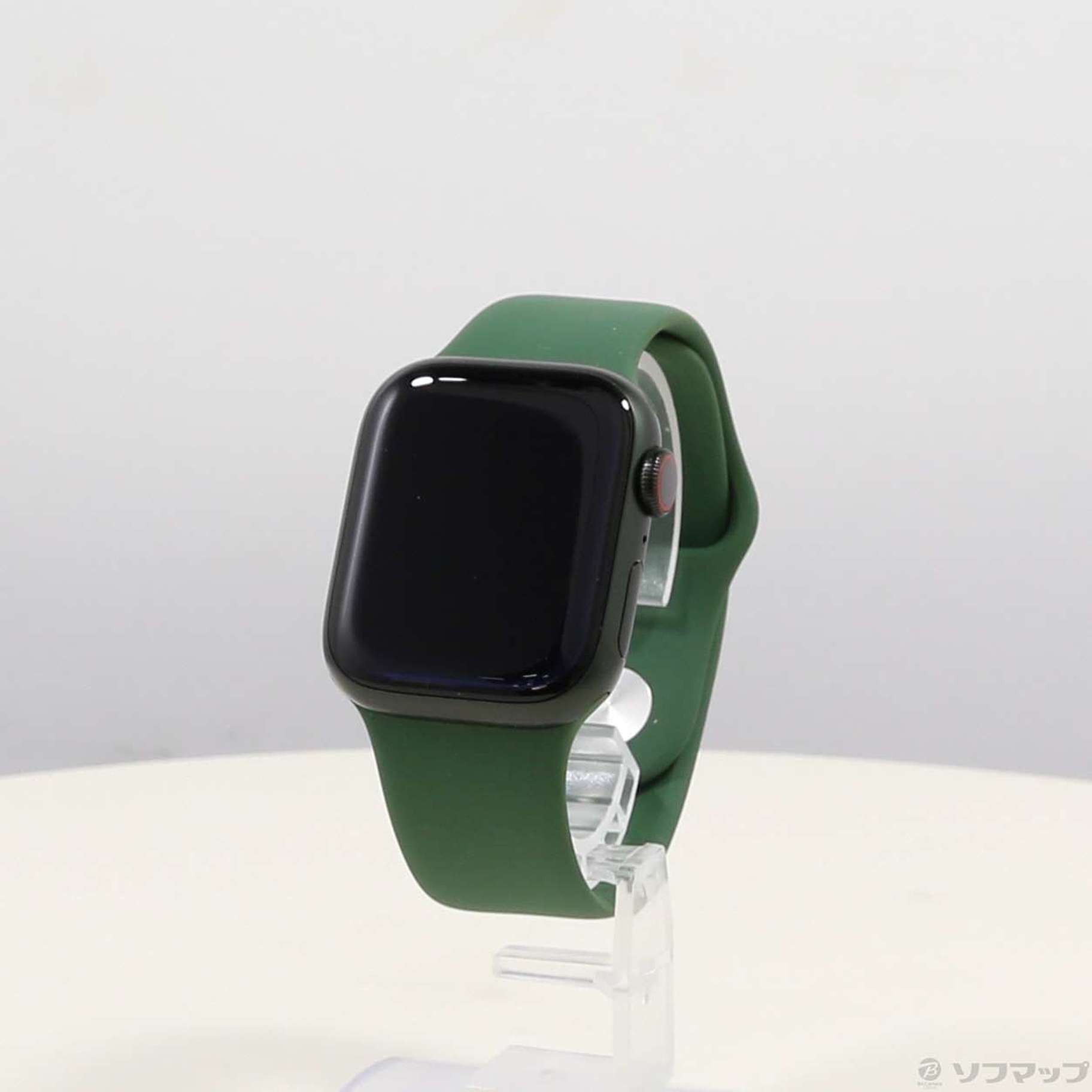 〔展示品〕 Apple Watch Series 7 GPS + Cellular 41mm グリーンアルミニウムケース クローバースポーツバンド