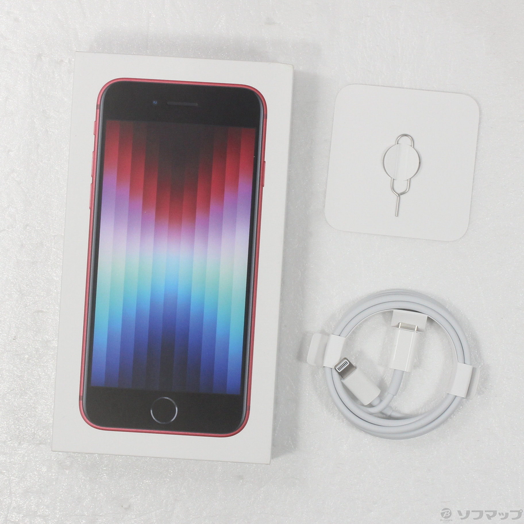 中古】iPhone SE 第3世代 64GB プロダクトレッド MMYE3J／A SIMフリー ...