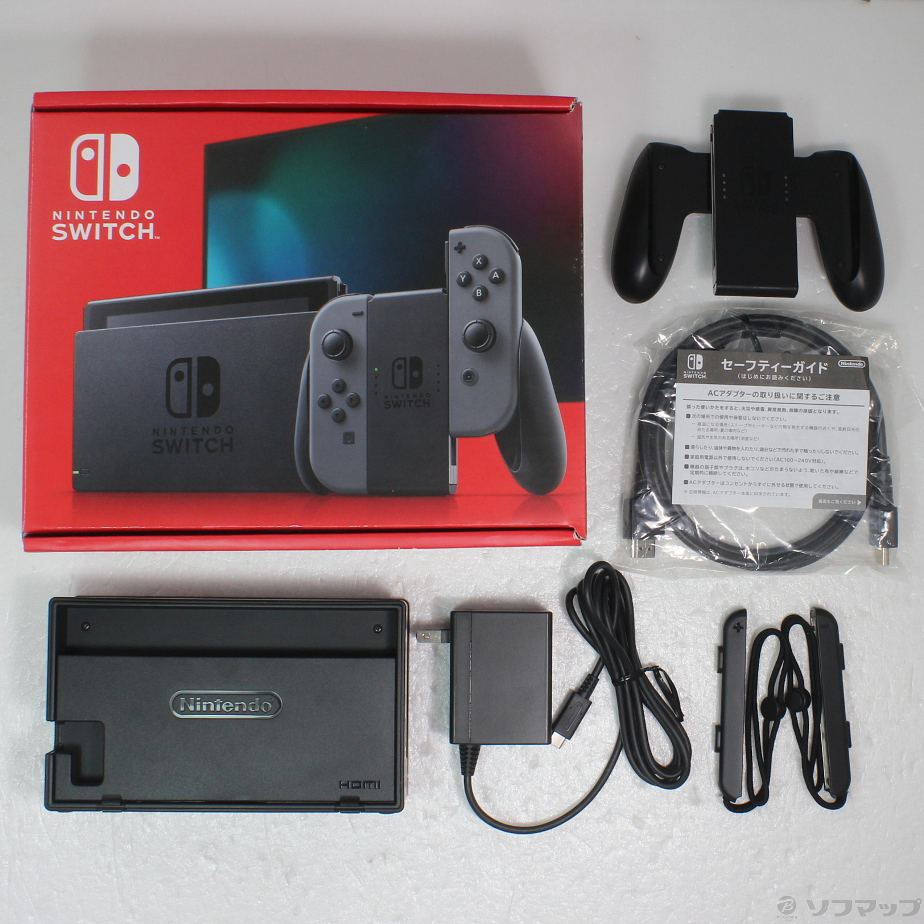 中古品〕 Nintendo Switch Joy-Con (L) ／ (R) グレー｜の通販はアキバ 