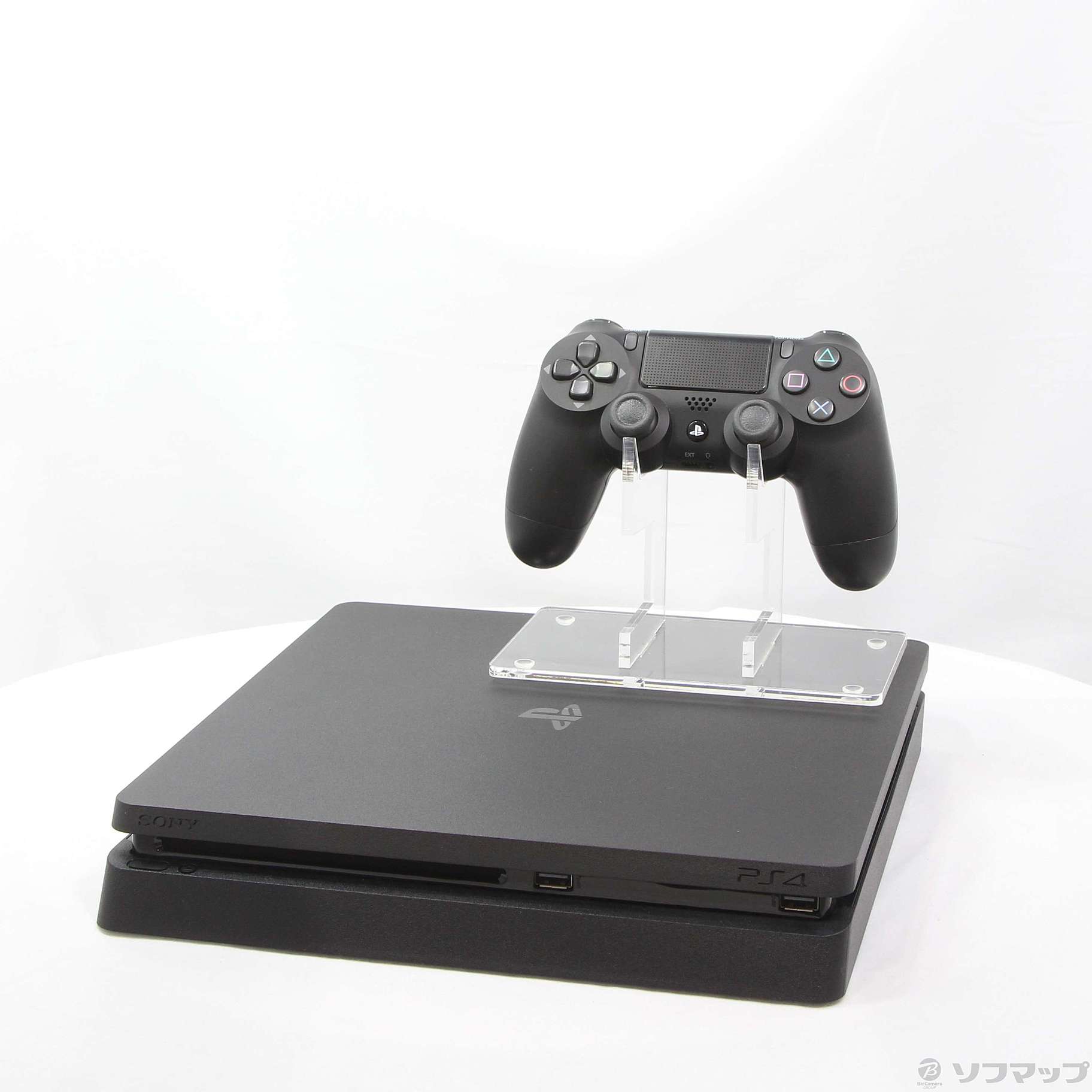 中古品〕 PlayStation 4 ジェット・ブラック 500GB CUH-2200AB01｜の 