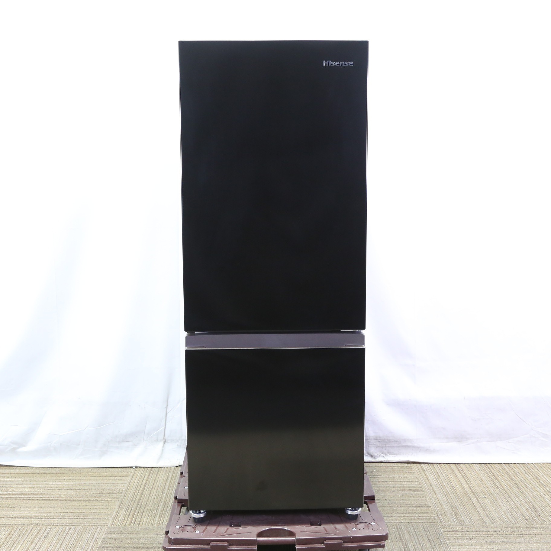 中古】〔展示品〕 冷蔵庫 ブラック HR-D16FB ［幅48.1cm ／162L
