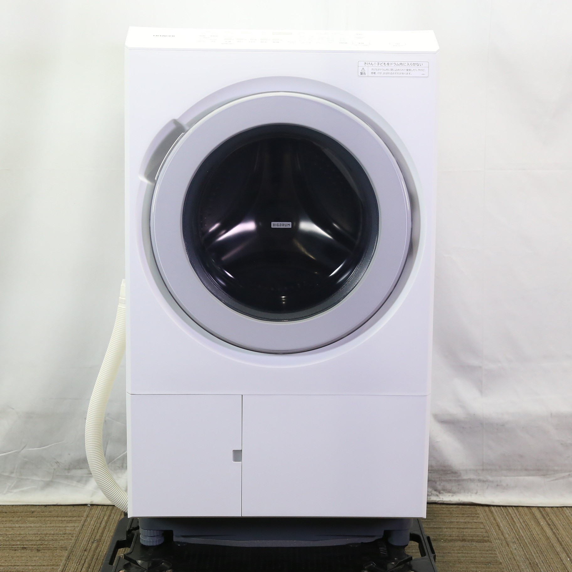 中古】〔中古品〕 ドラム式洗濯機 ビッグドラム ホワイト BD-SX120JR-W ...