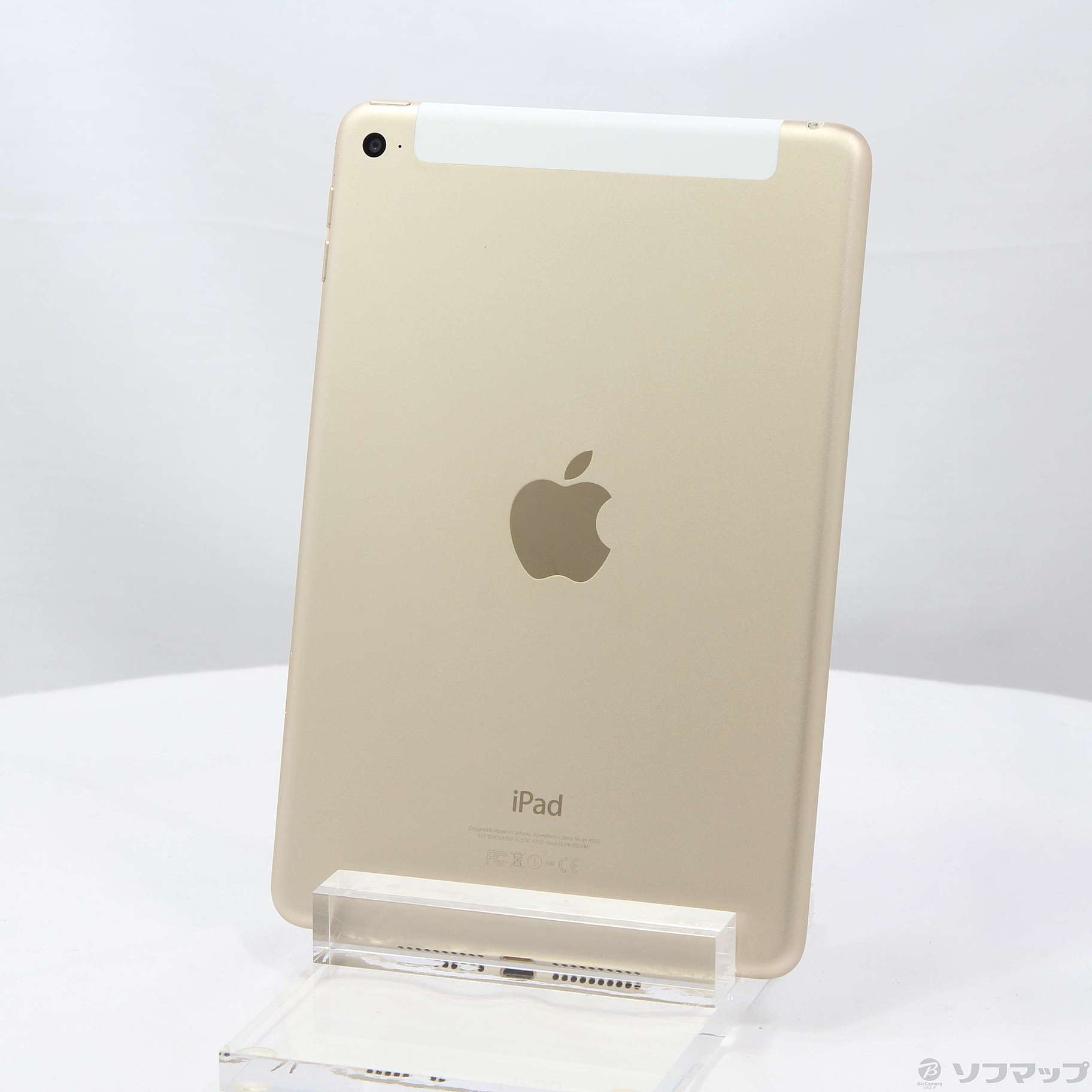 中古】iPad mini 4 16GB ゴールド MK712J／A auロック解除SIMフリー ［7.9インチ液晶／Apple A8］  [2133055717680] - 法人専用リコレ！|ソフマップの法人専用中古通販サイト