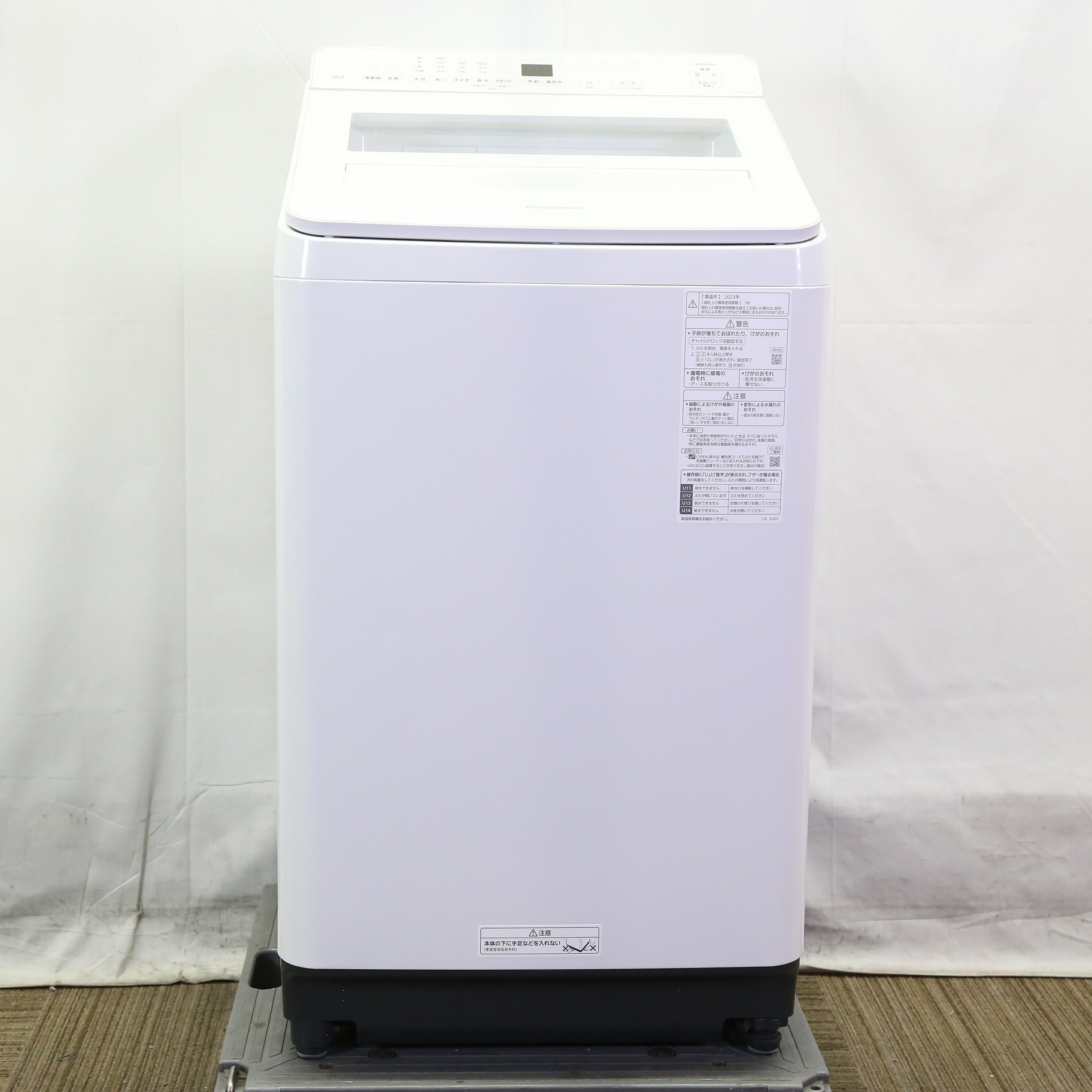 【動作品】Panasonic NA-FA10K2 洗濯機 中古品 Panasonic (パナソニック) 全自動洗濯機 220 10.0kg NA-FA10K2 2024年