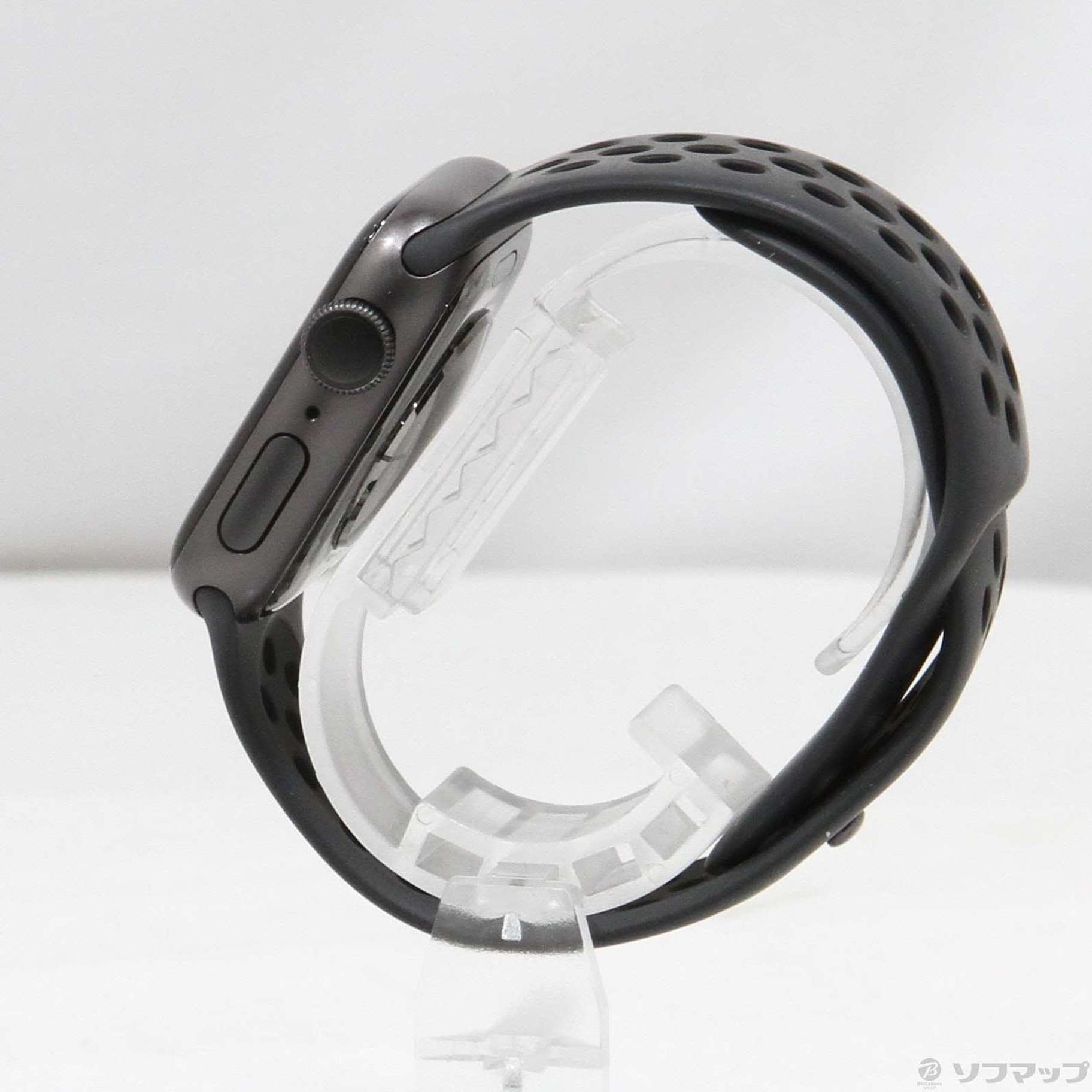 Apple Watch Nike SE（GPS + Cellularモデル）-  40mmスペースグレイアルミニウムケースとアンスラサイト/ブラックNikeスポーツバンド - レギュラー スペースグレイアルミニウム MG013J/A  （第1世代）
